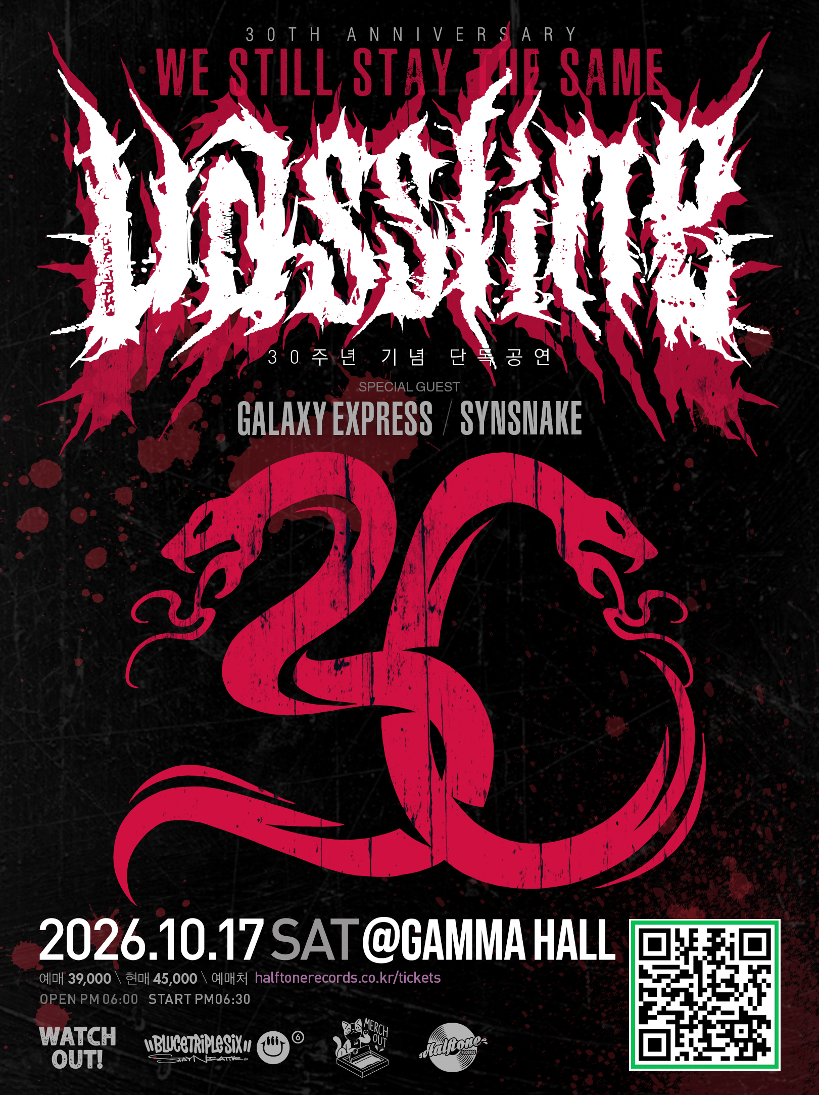 VASSLINE 30주년 기념 단독공연 (VASSLINE 30주년 기념 단독공연 (10.14일 예매 마감))