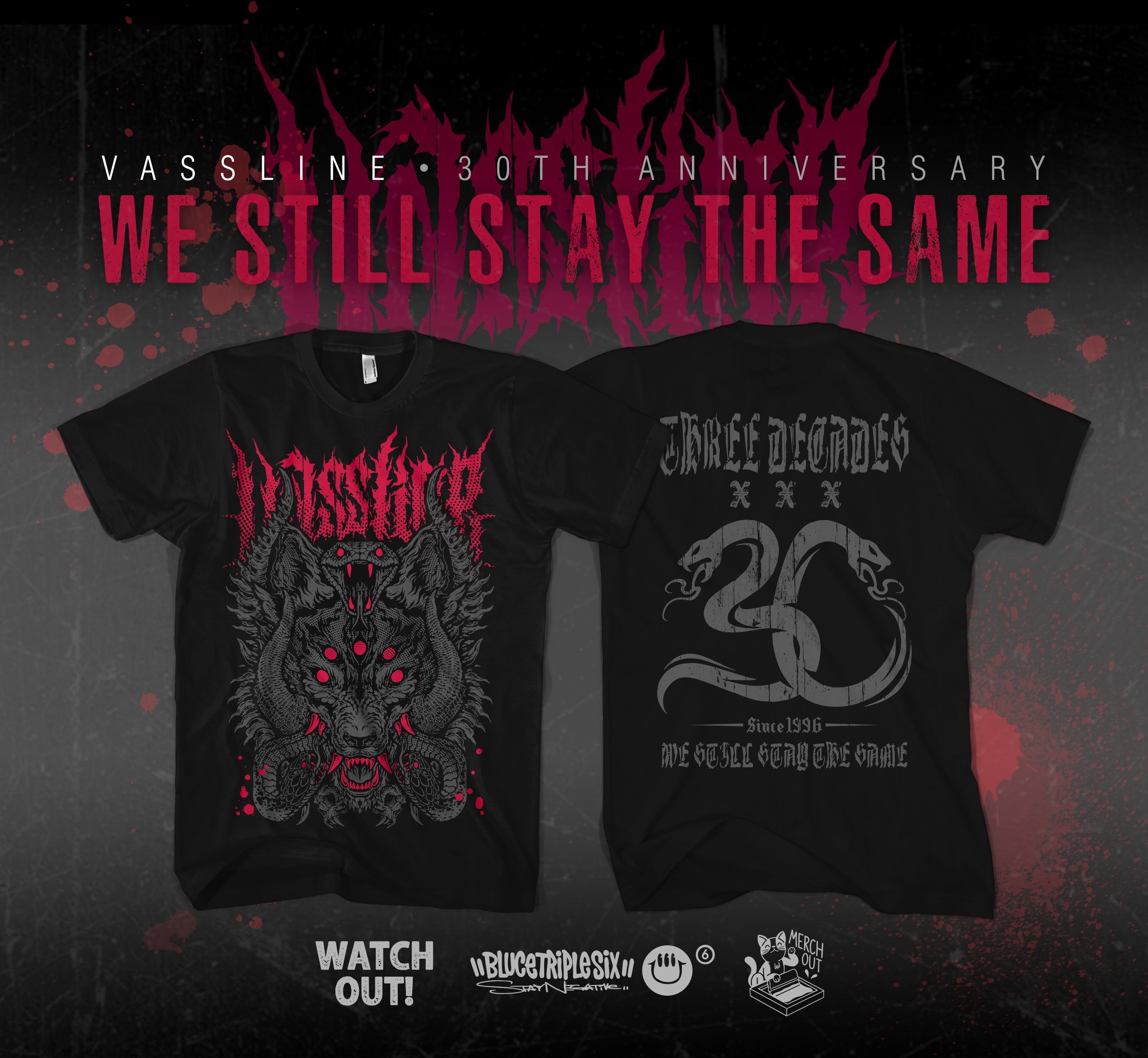 Vassline - 30th Anniversary Tshirt (Pre-order)
