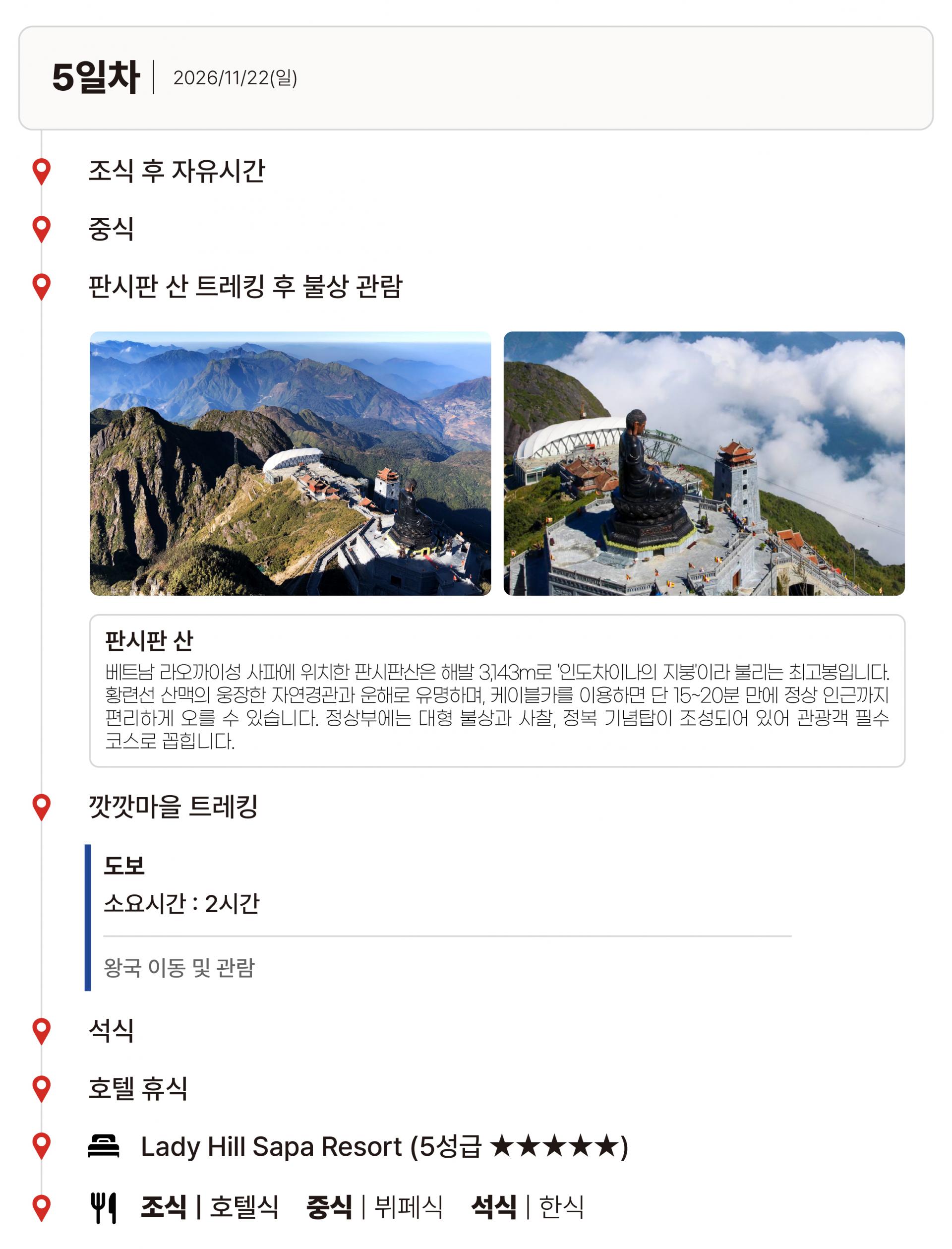 베트남 북부 종주편 트레킹