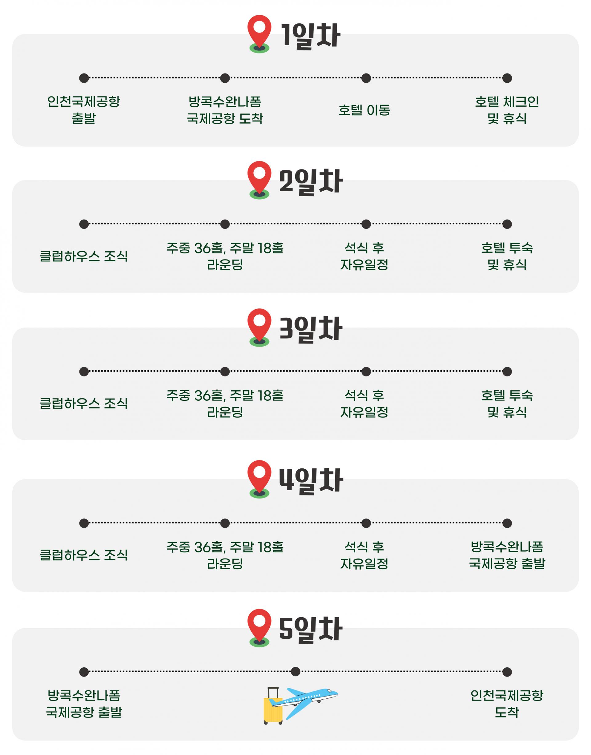 태국 방콕 로터스 밸리CC 골프 투어 패키지