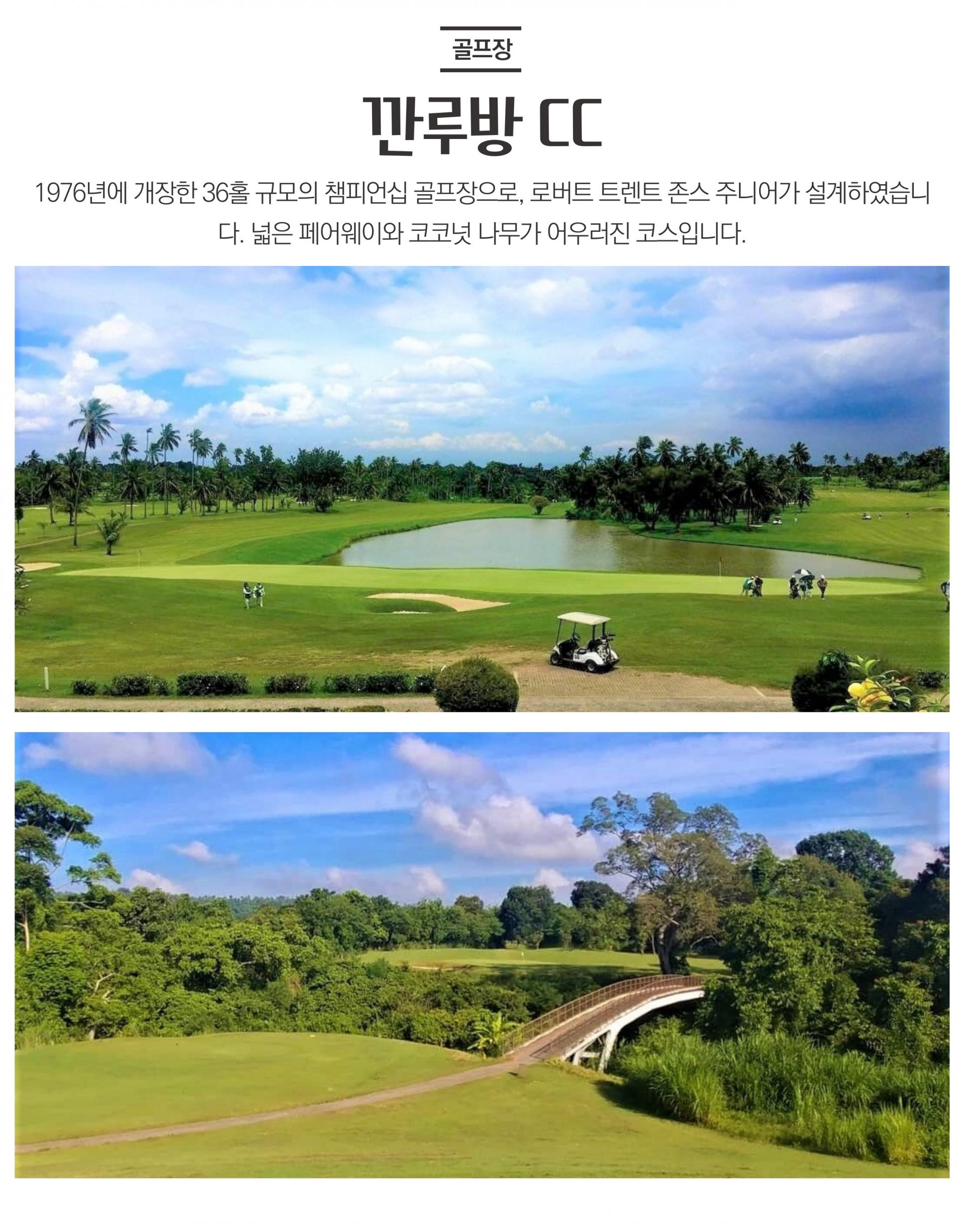 필리핀 마닐라 3박 5일 골프 투어 패키지