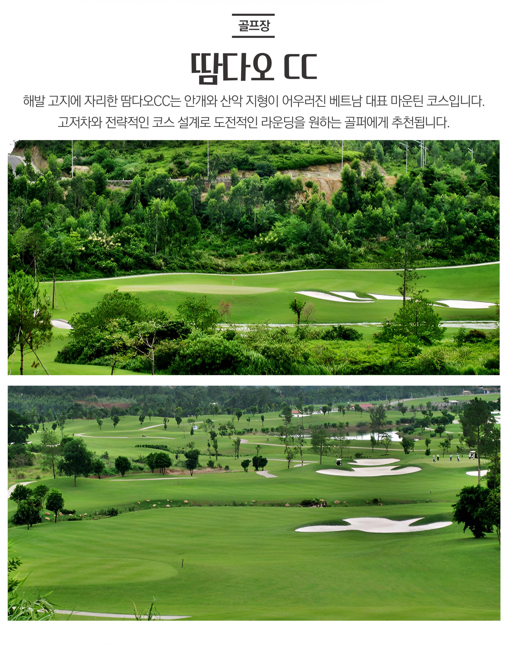 베트남 하노이 빈푹 3색 골프