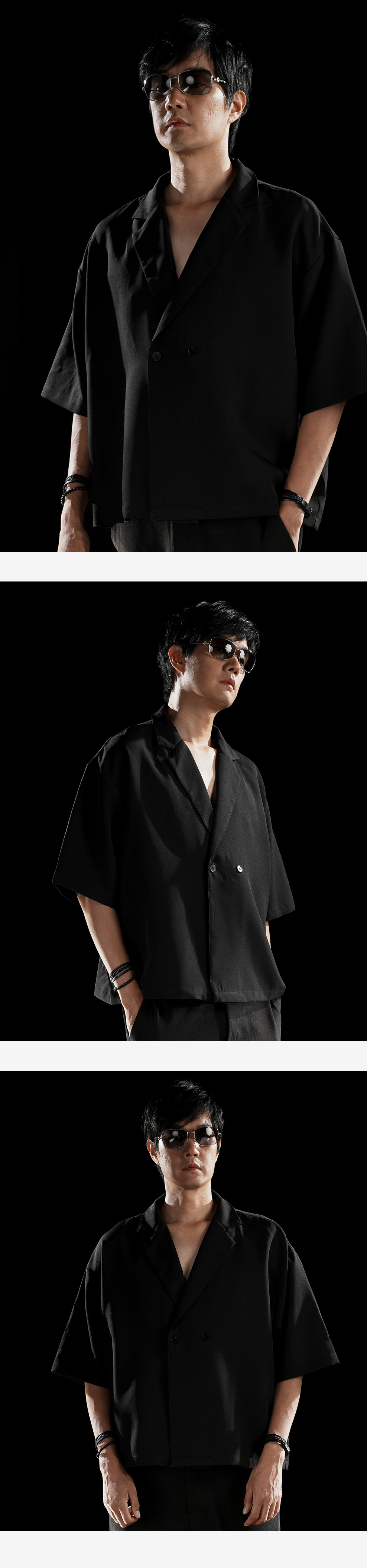 미드나잇 라운지 오픈 셔츠