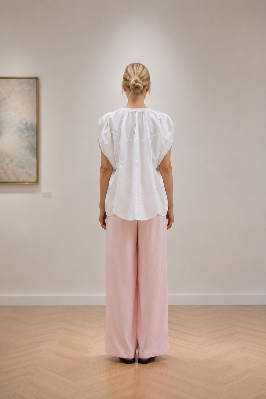 FLOWER PETALS TOP (WH)