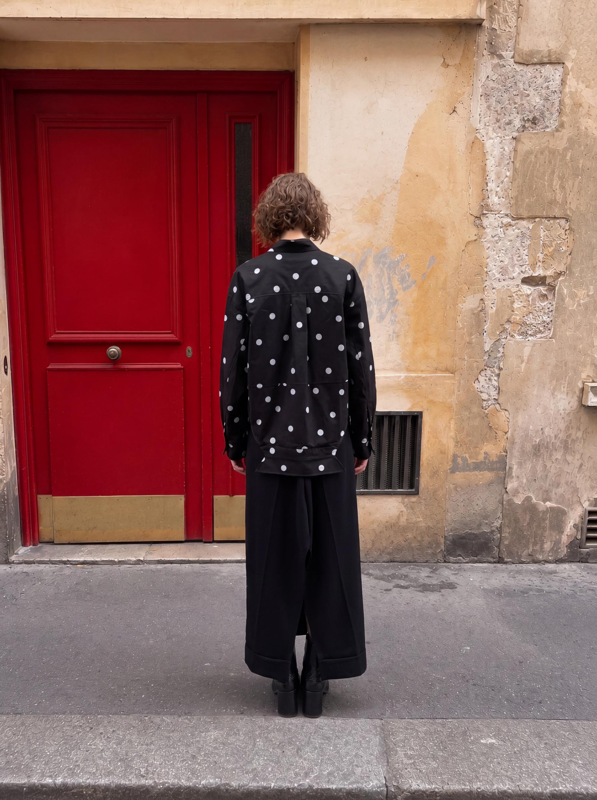 Sculptural Polka Dot Shirt