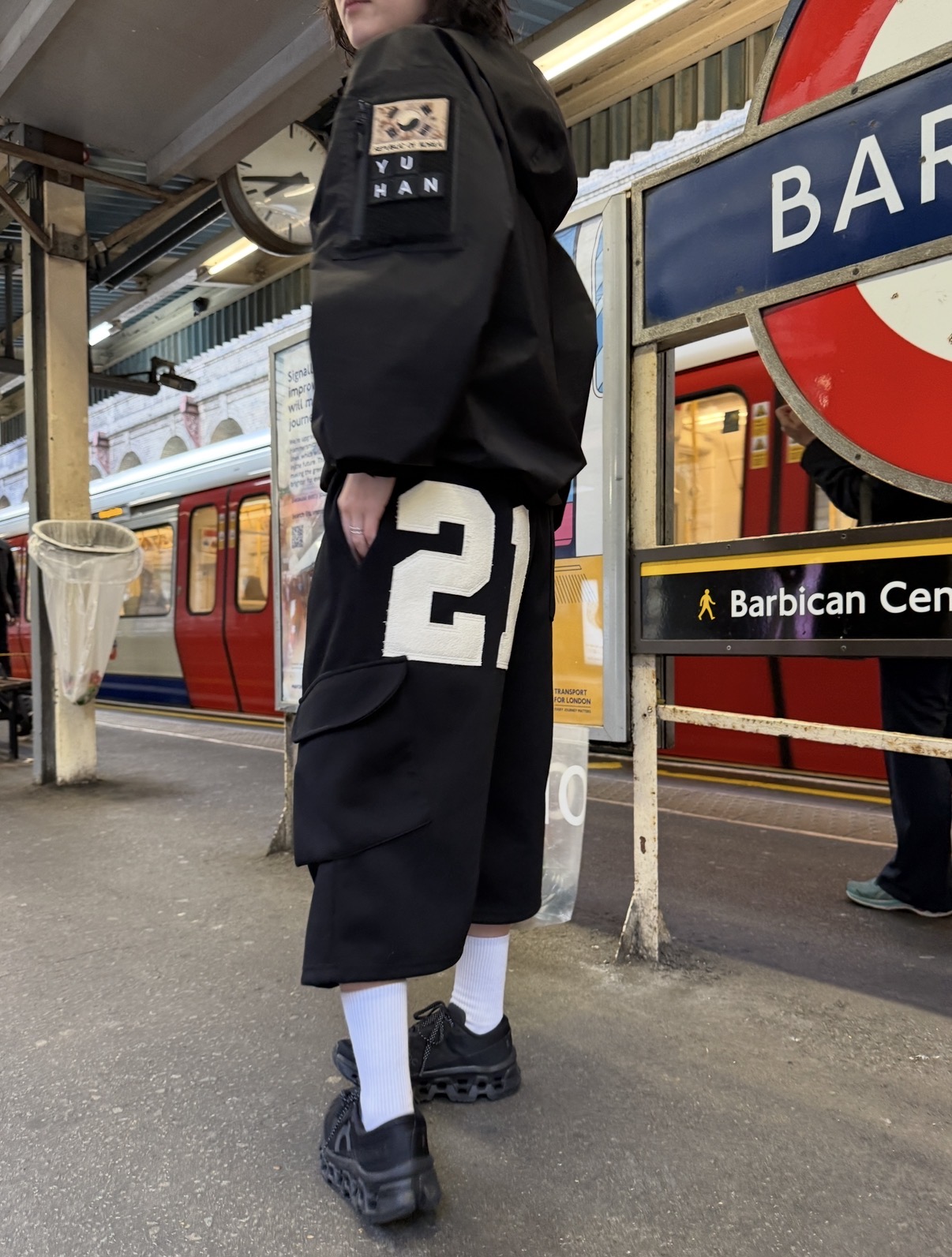 (UNISEX) Numbering Bermuda Pants