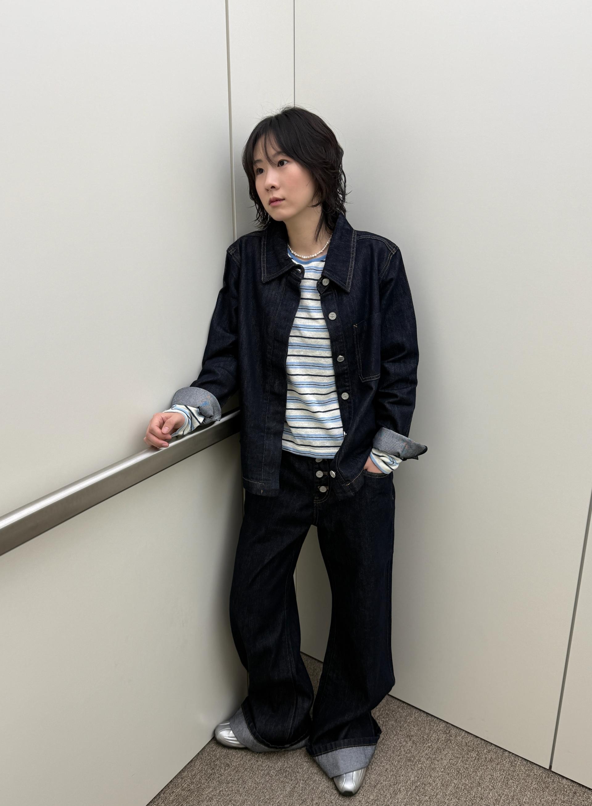 Hidden Non-Fade Denim Jacket