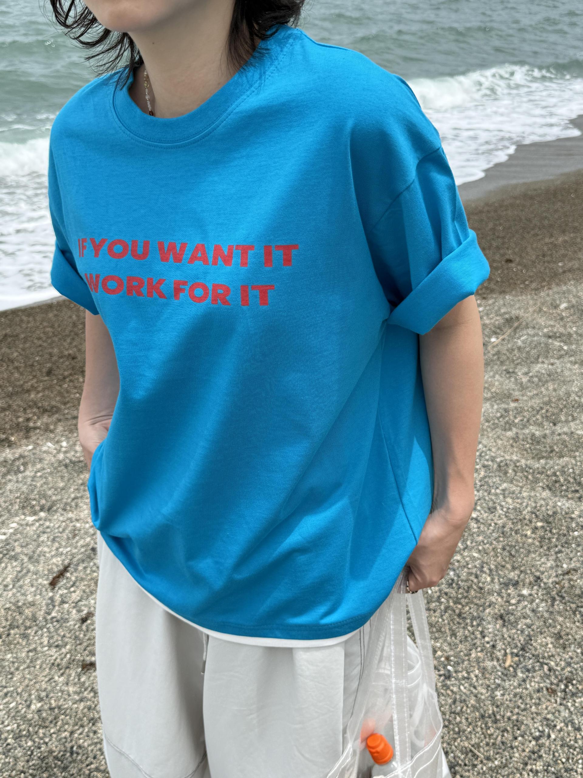 (UNISEX) Layered Slogan Tee