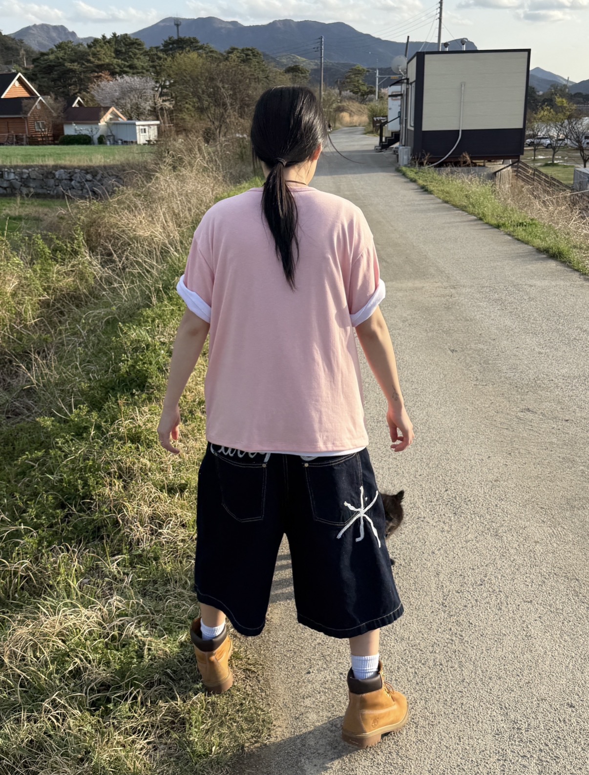 Carry Over Handle Half Pants