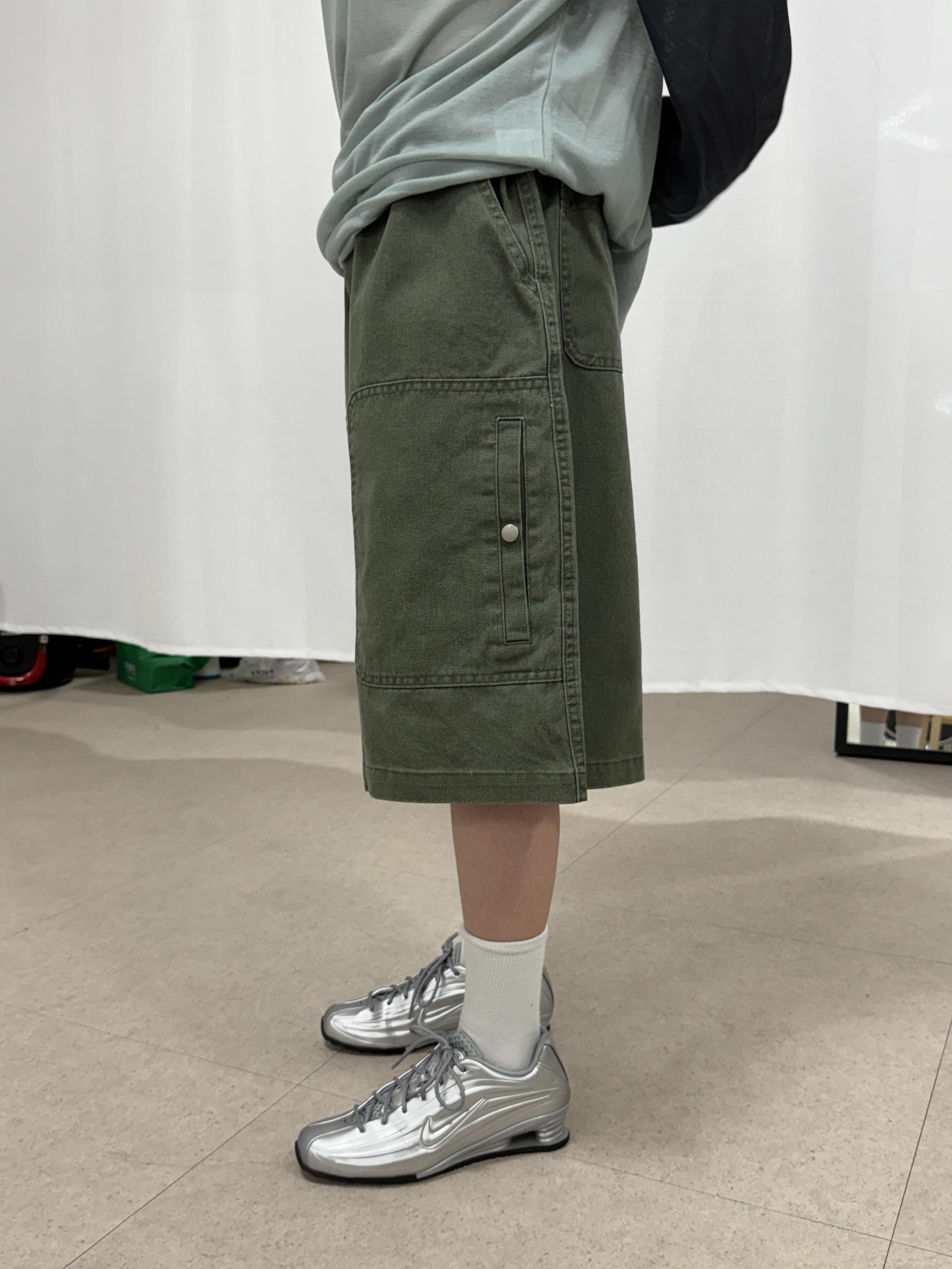 (UNISEX) Vintage Pocket Bermuda Pants