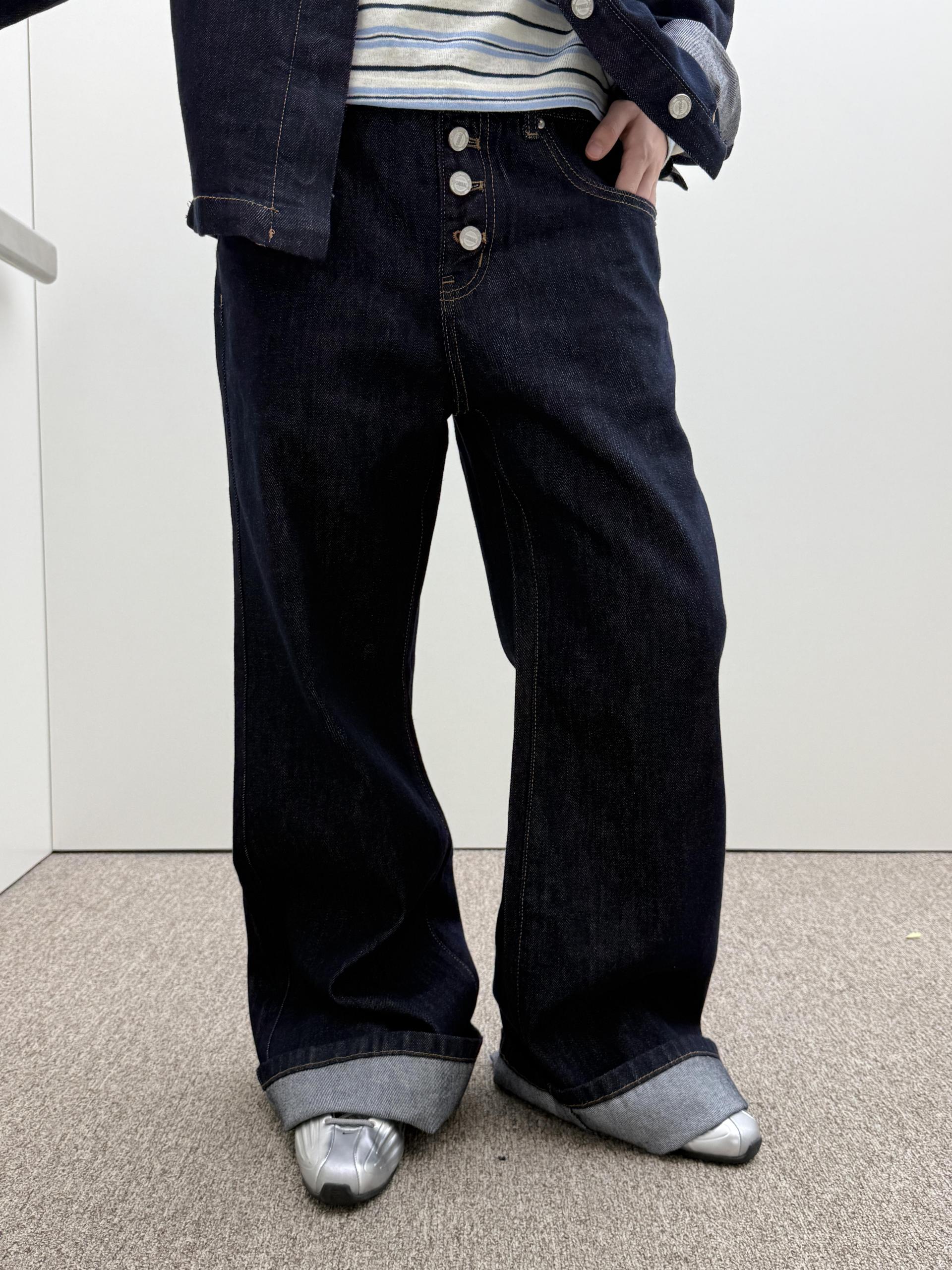 Non-Fade Bootcut Denim Pants