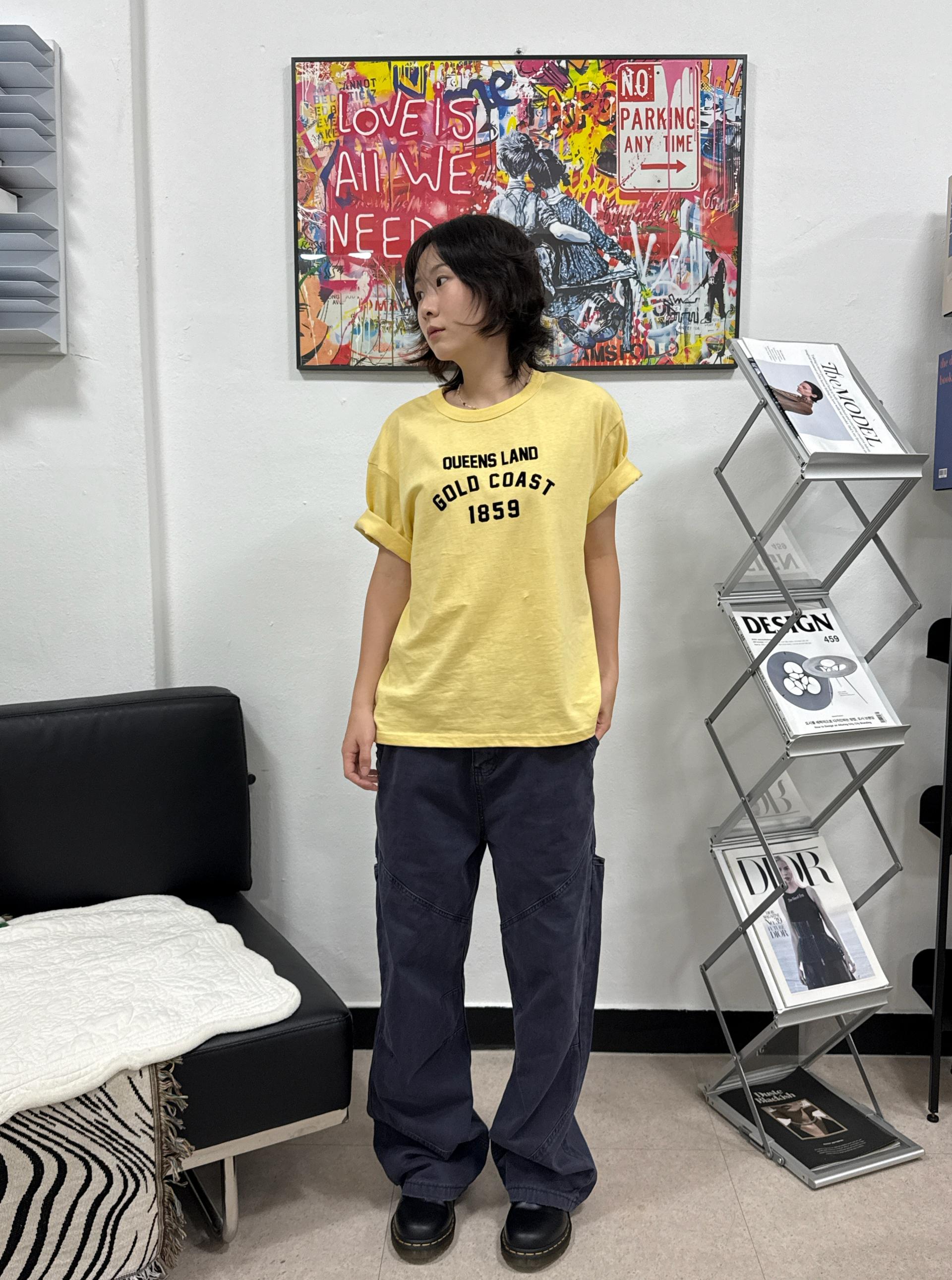 (UNISEX) Floppy Crop Tee