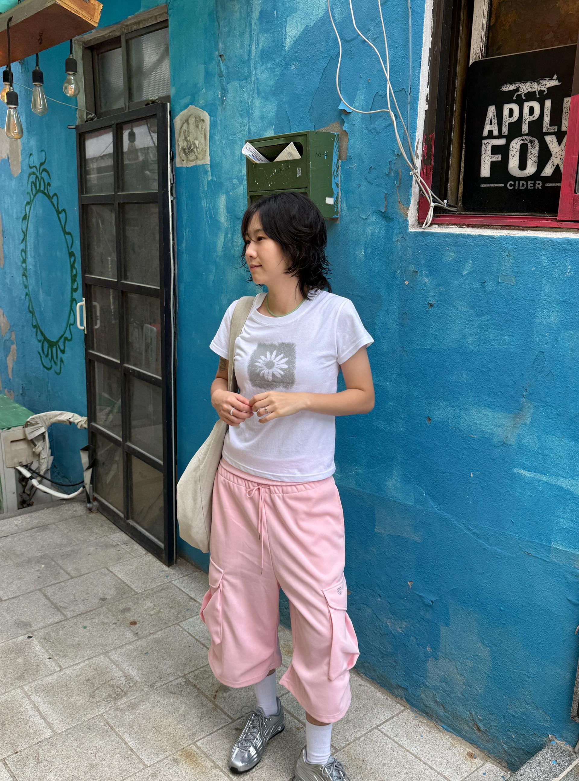 Vintage Rosa Slim Tee