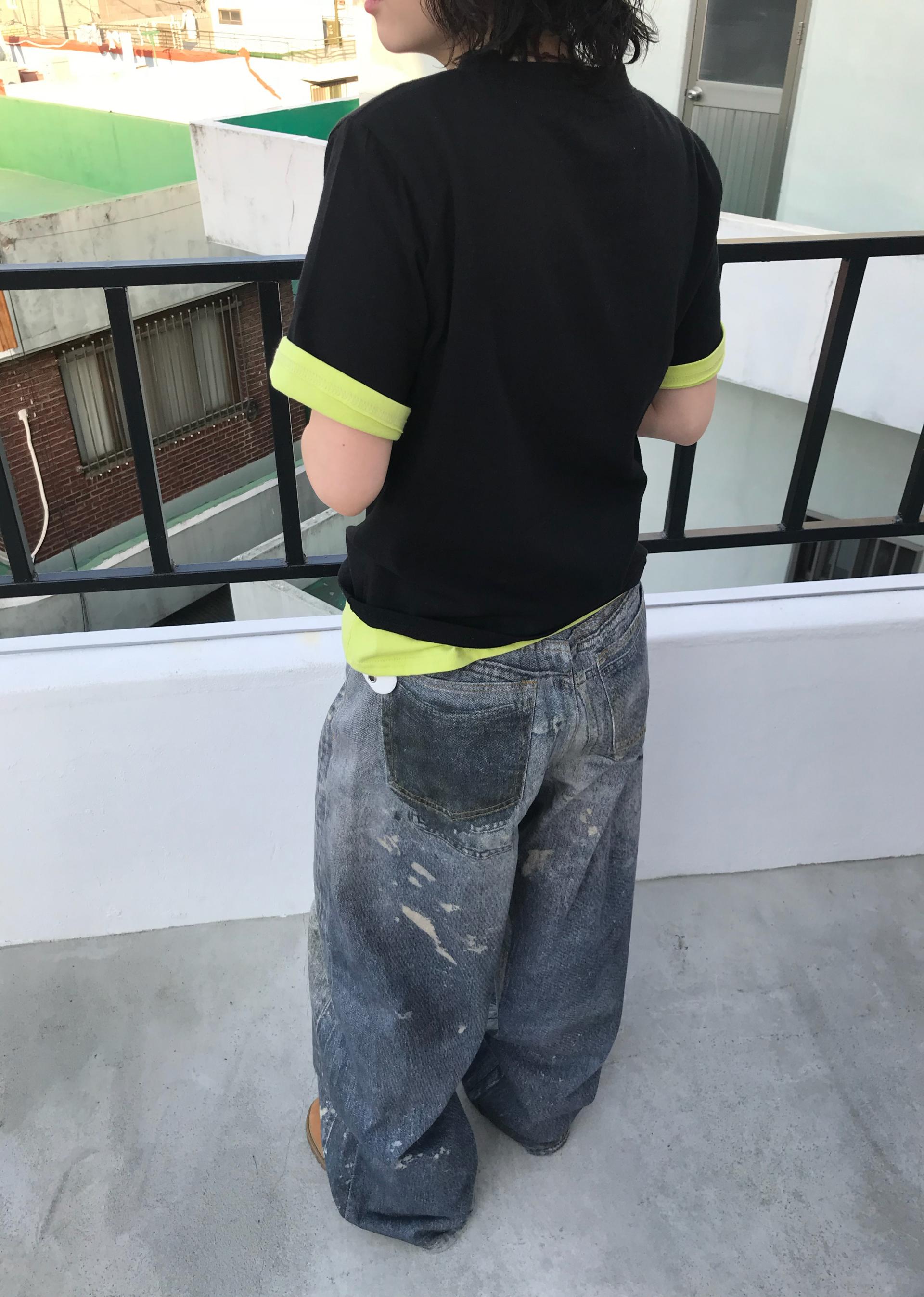 (UNISEX) Digital Wide Pants