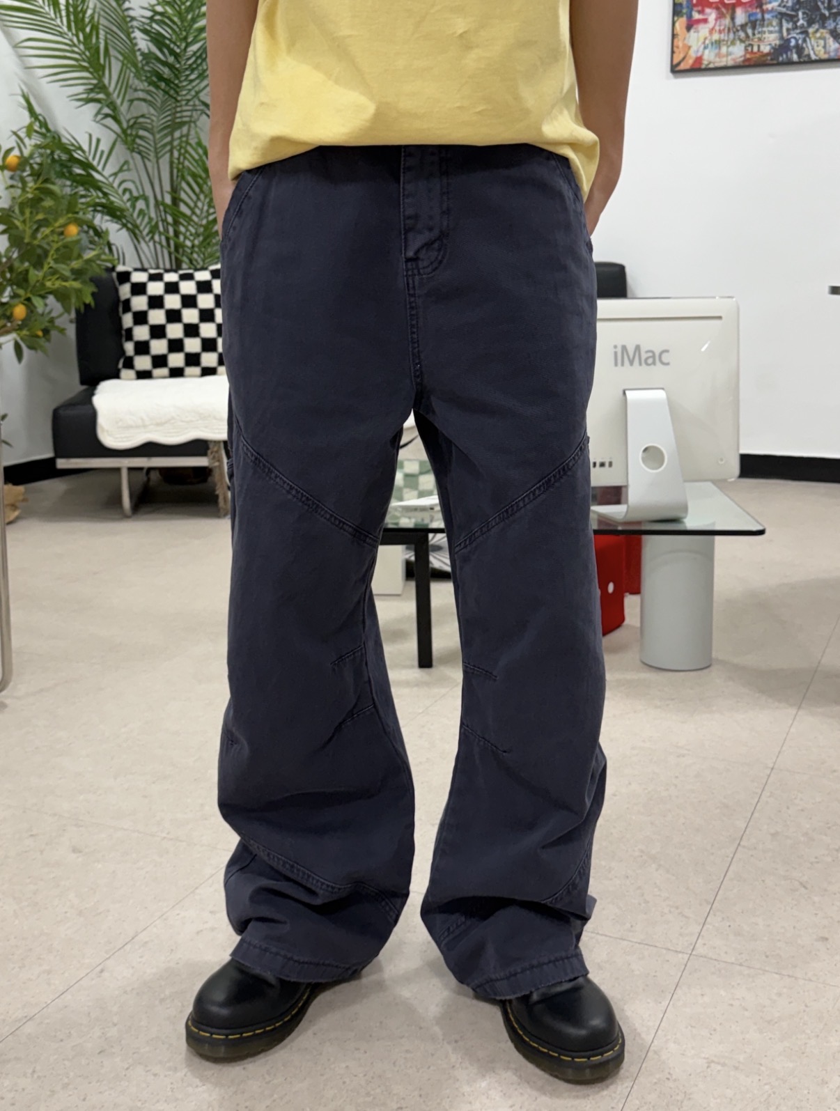 (UNISEX) Desert Angled Pocket Pants