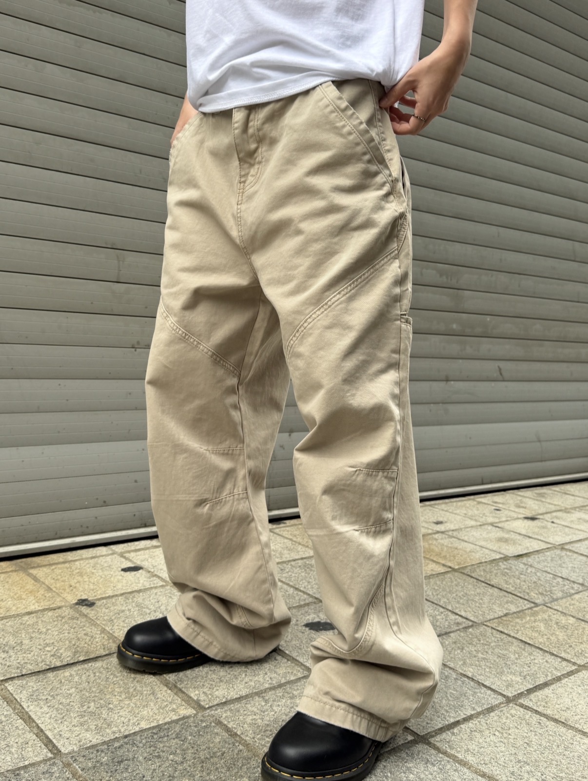 (UNISEX) Desert Angled Pocket Pants