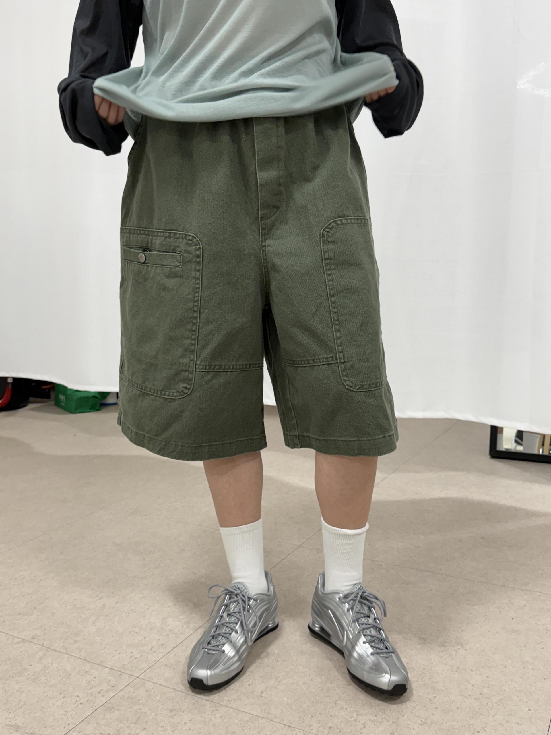 (UNISEX) Vintage Pocket Bermuda Pants