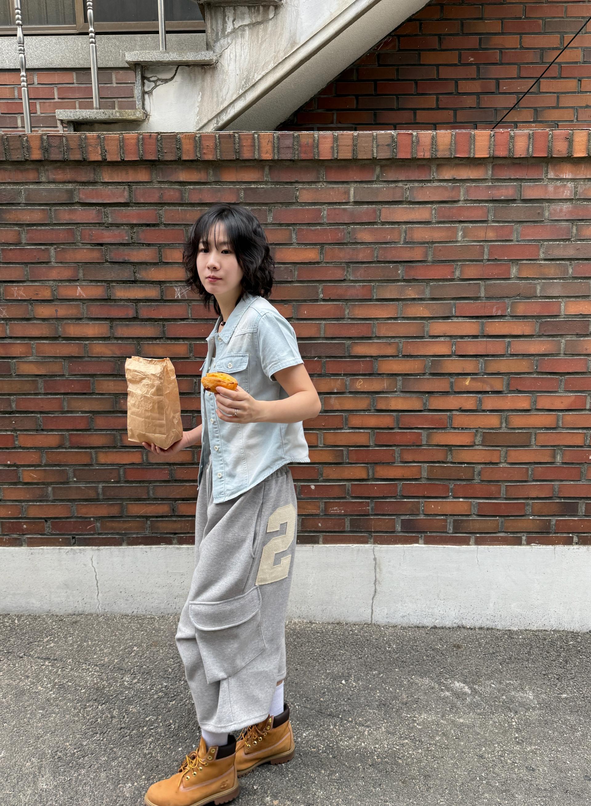 (UNISEX) Numbering Bermuda Pants