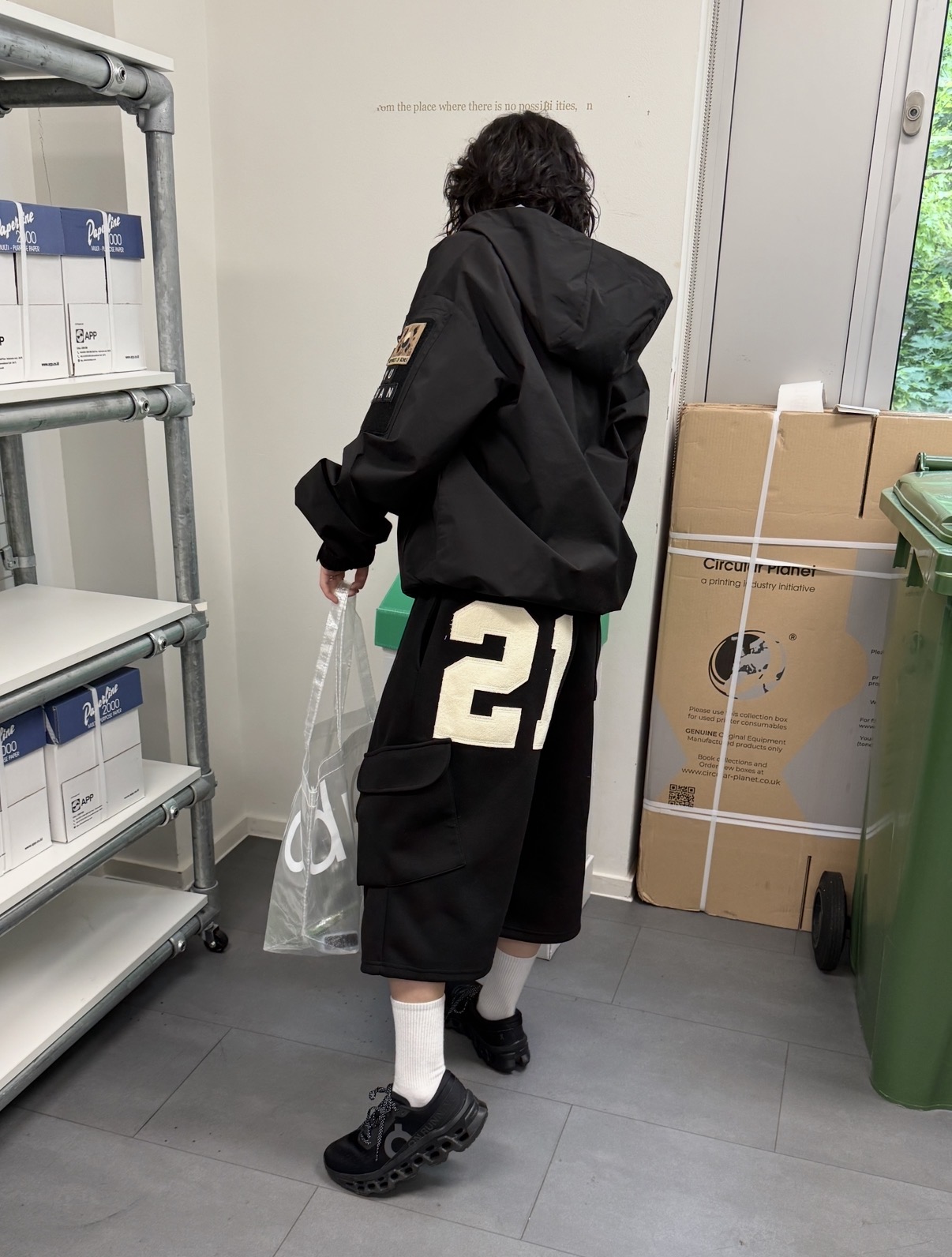 (UNISEX) Numbering Bermuda Pants