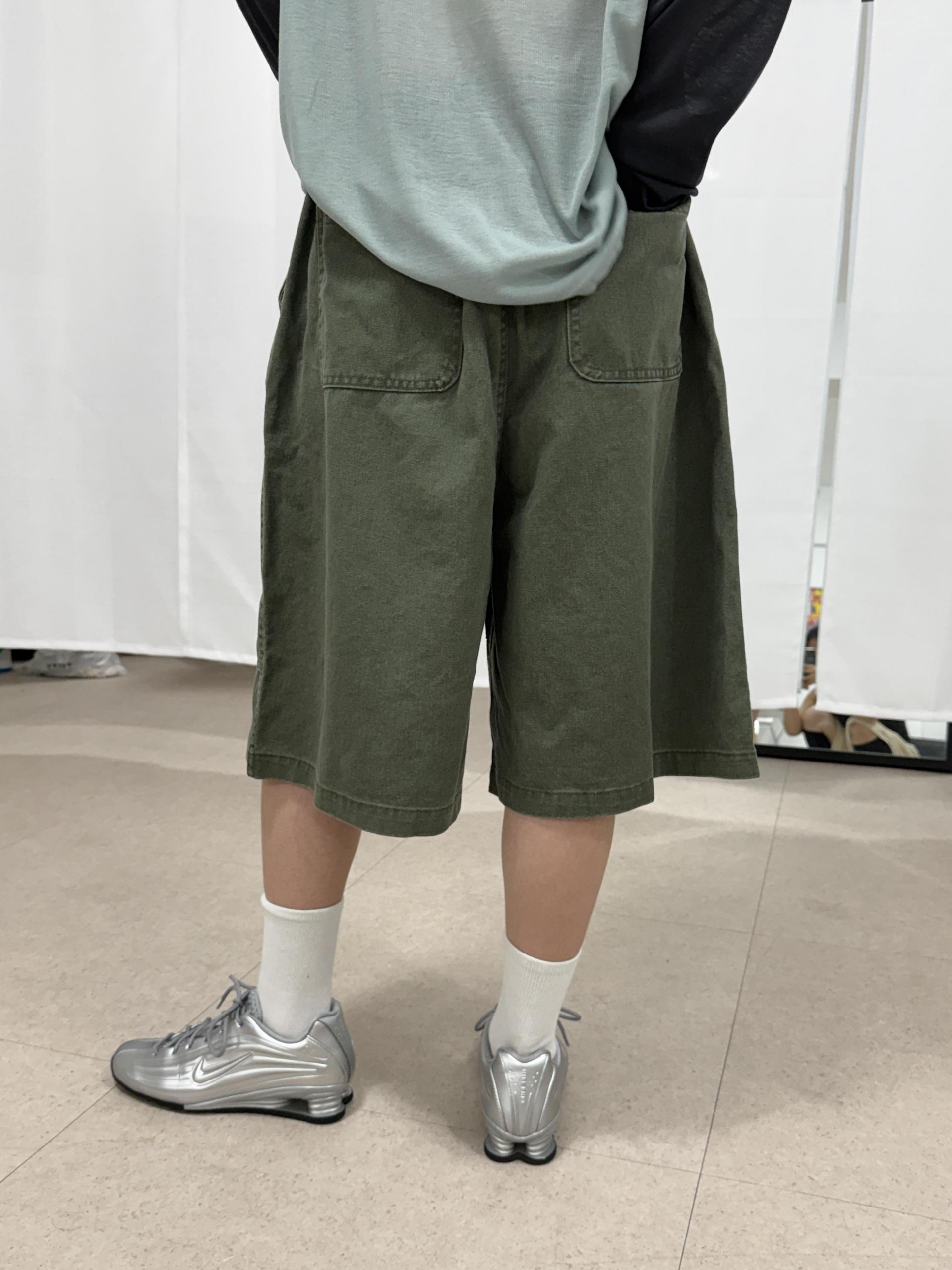 (UNISEX) Vintage Pocket Bermuda Pants