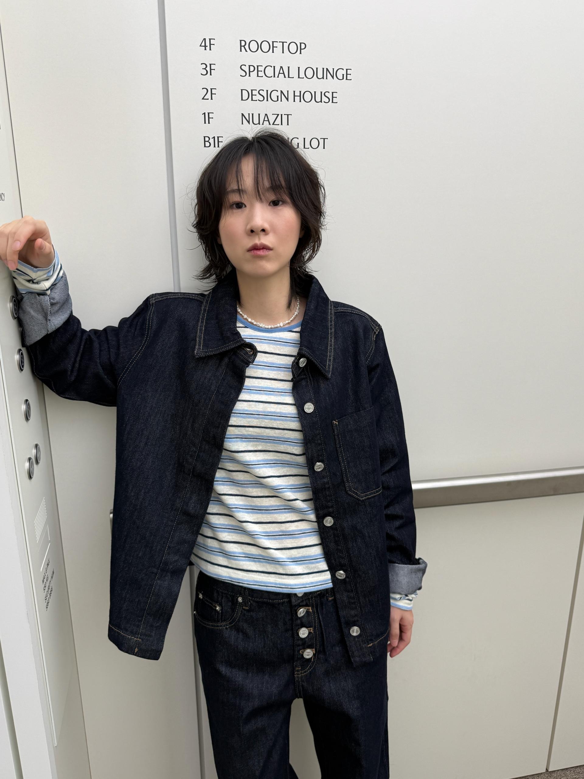 Hidden Non-Fade Denim Jacket