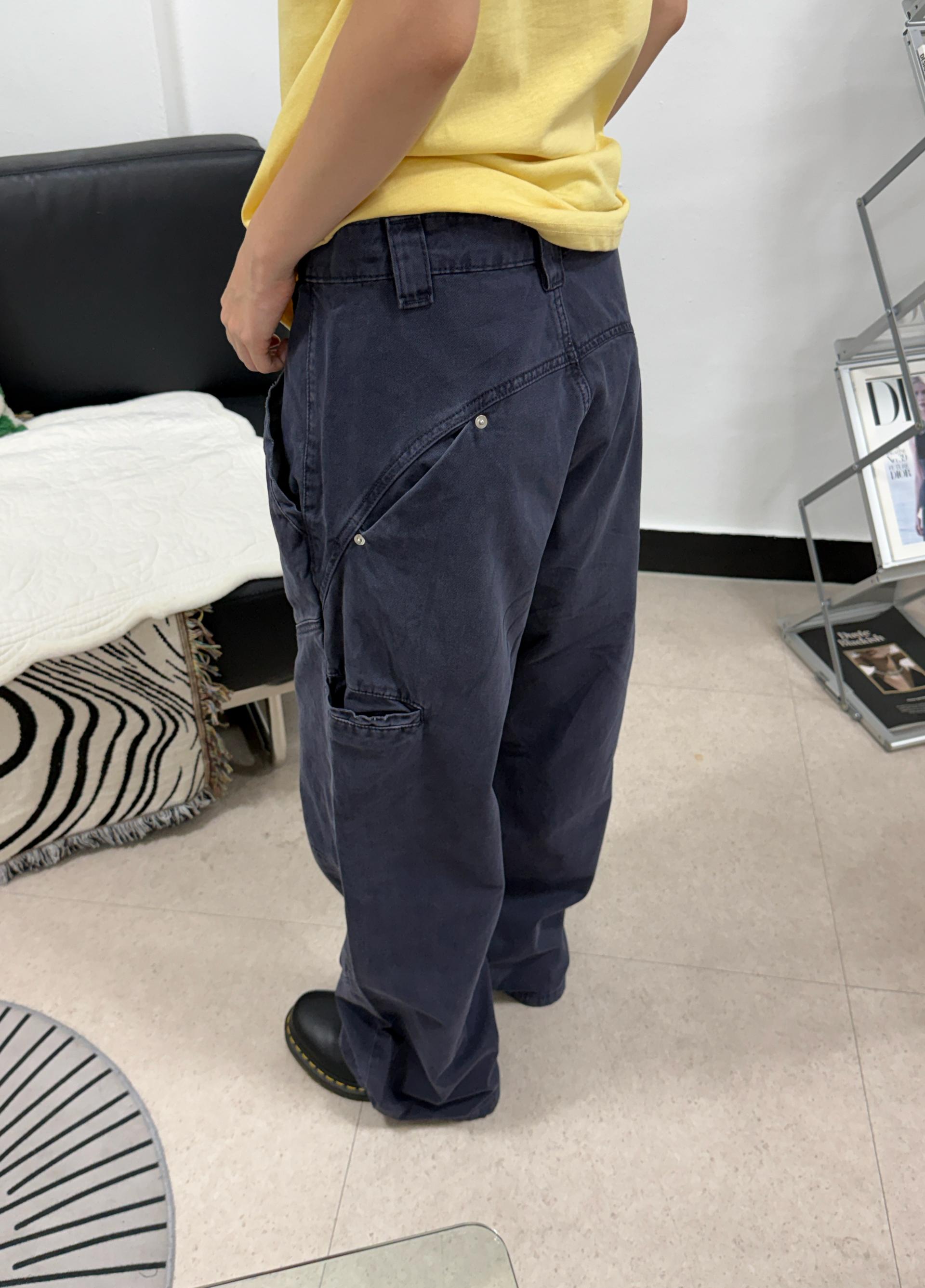 (UNISEX) Desert Angled Pocket Pants