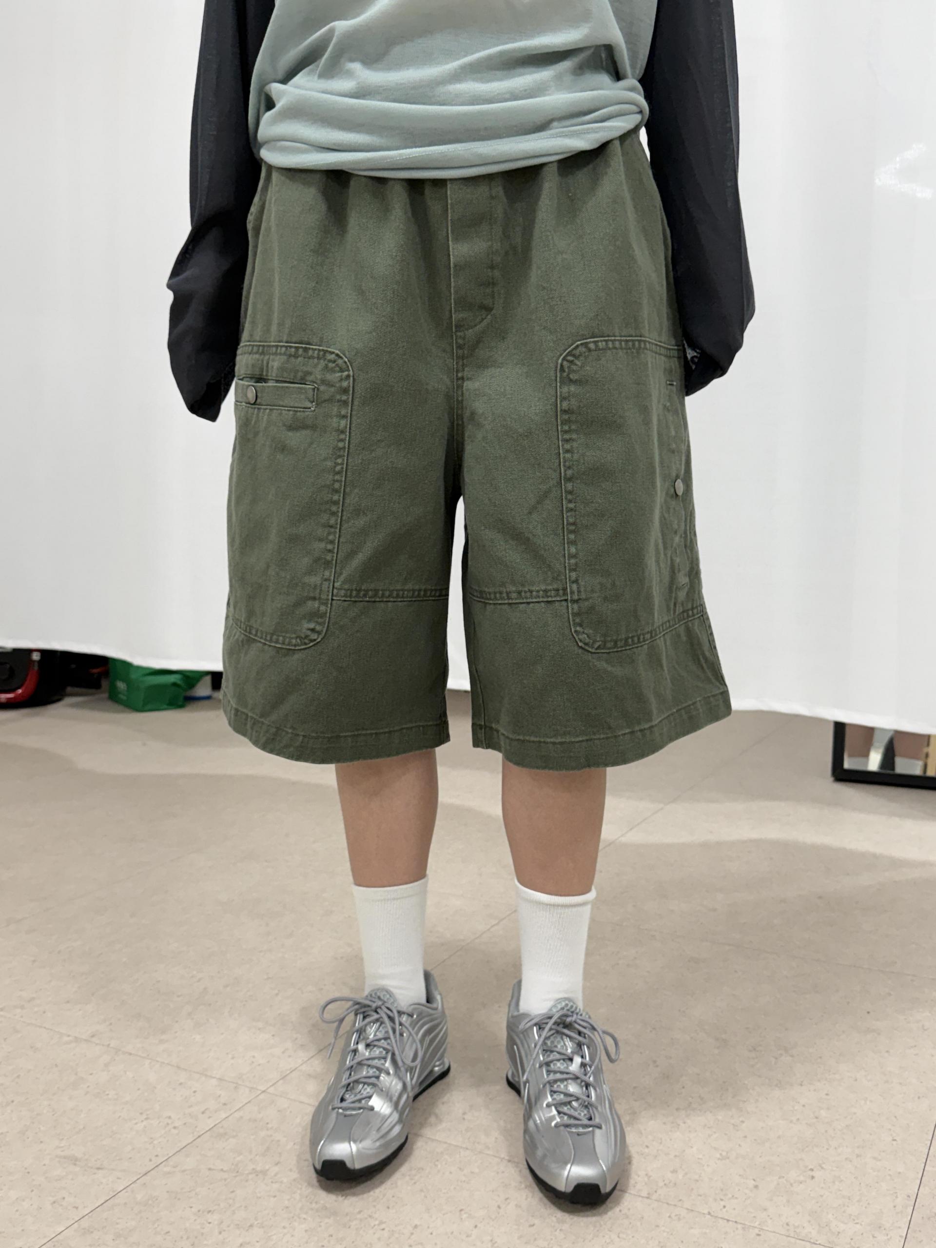 (UNISEX) Vintage Pocket Bermuda Pants