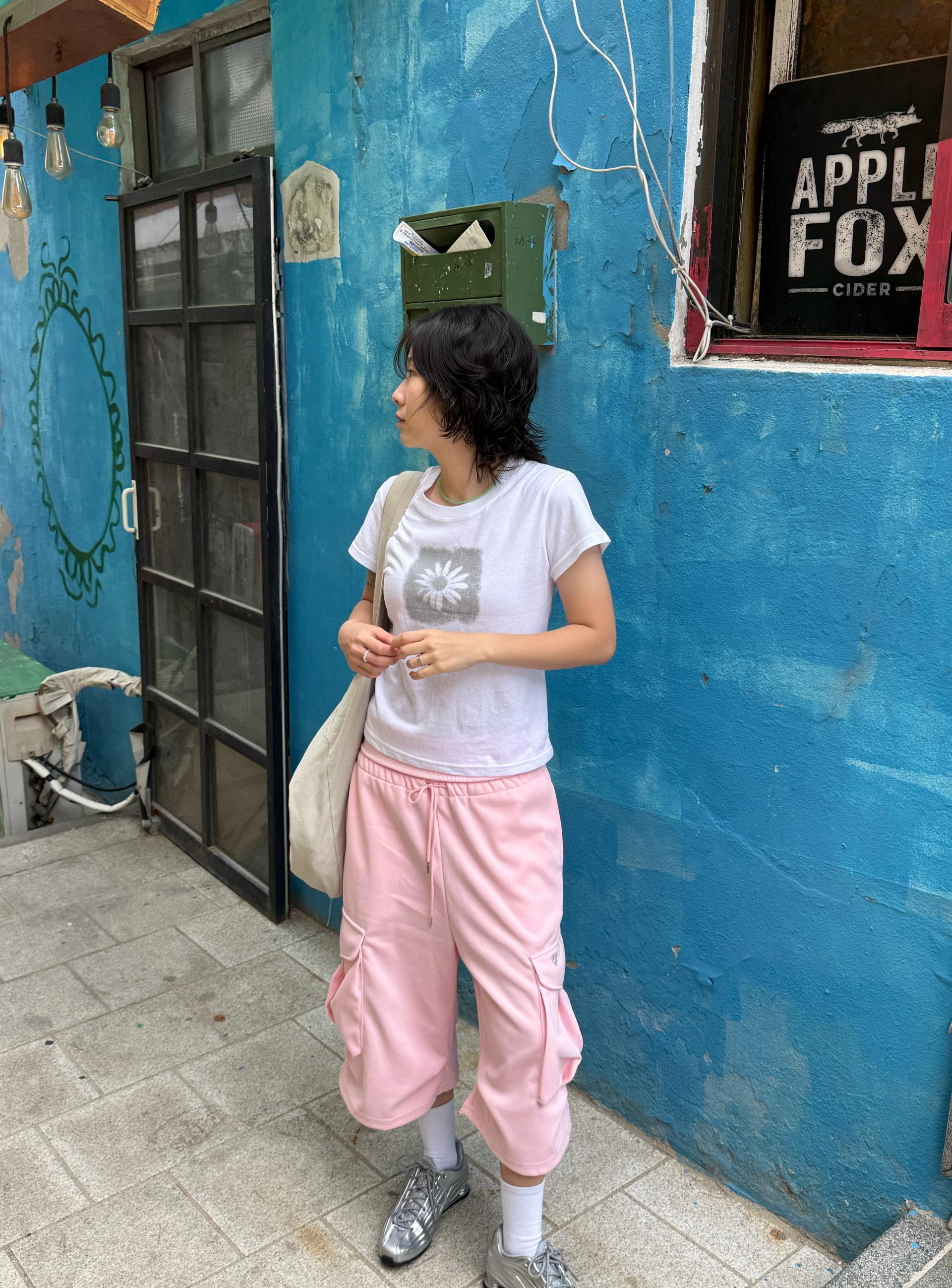 Vintage Rosa Slim Tee
