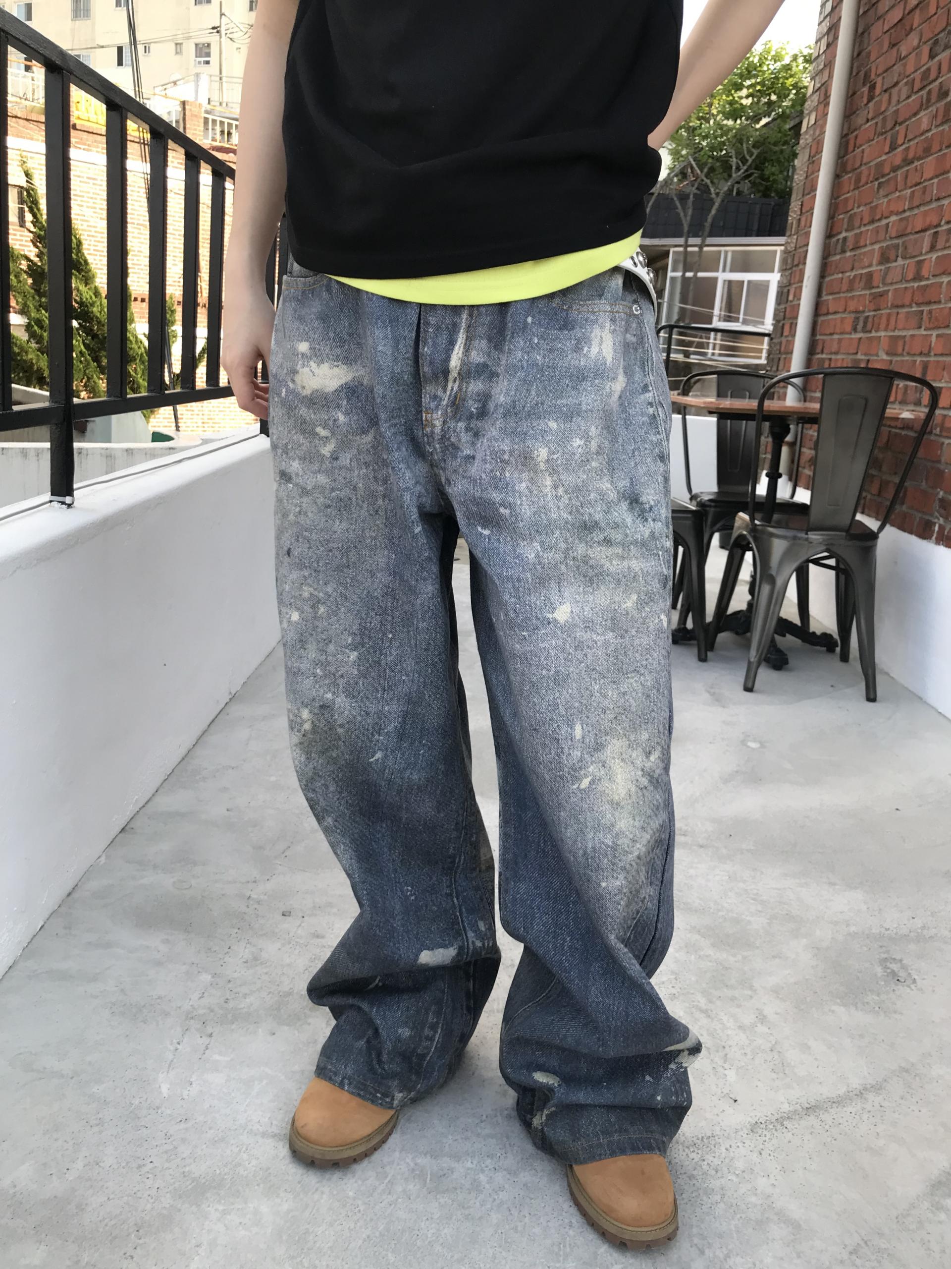 (UNISEX) Digital Wide Pants