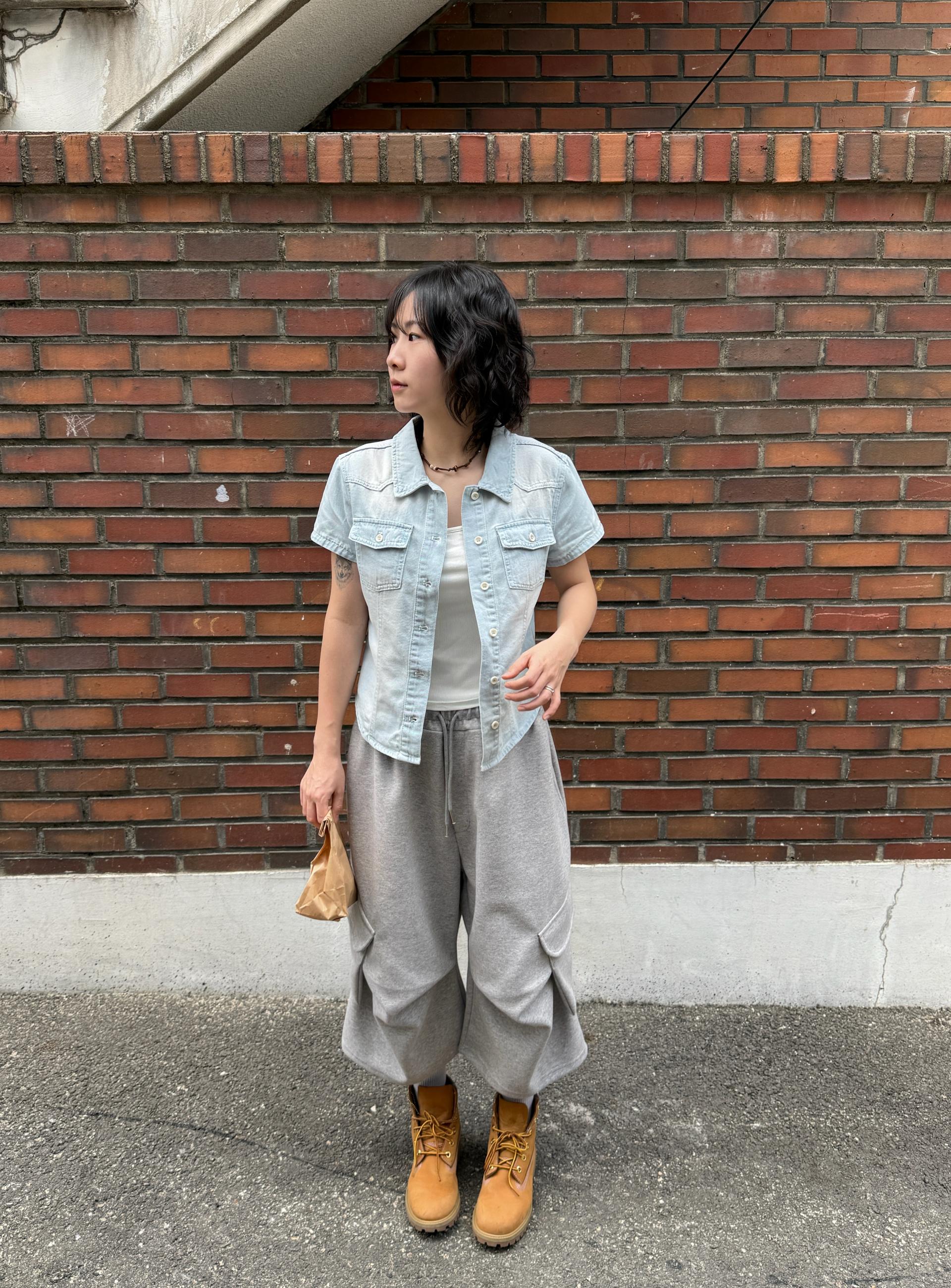 (UNISEX) Numbering Bermuda Pants