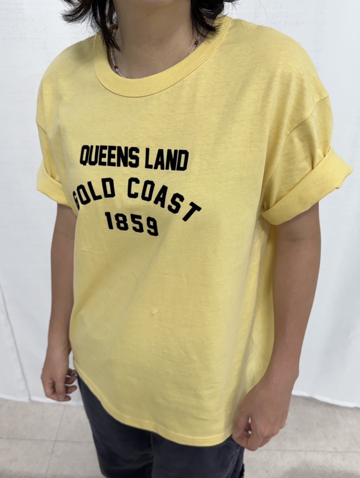 (UNISEX) Floppy Crop Tee