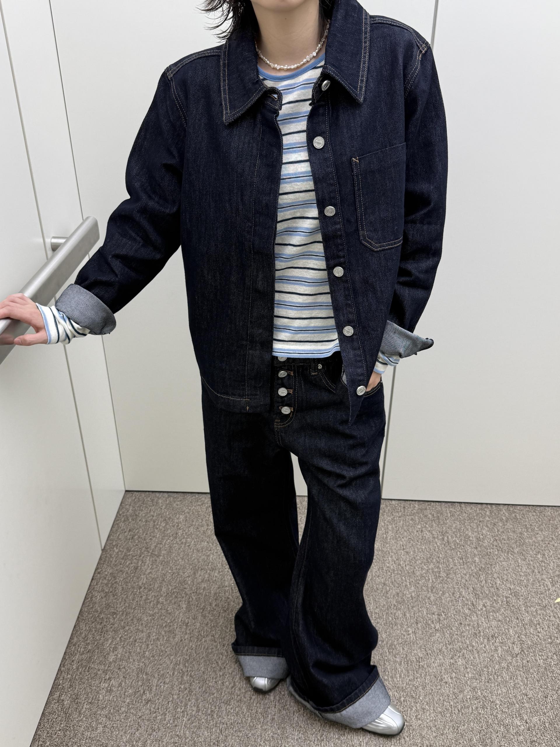 Hidden Non-Fade Denim Jacket