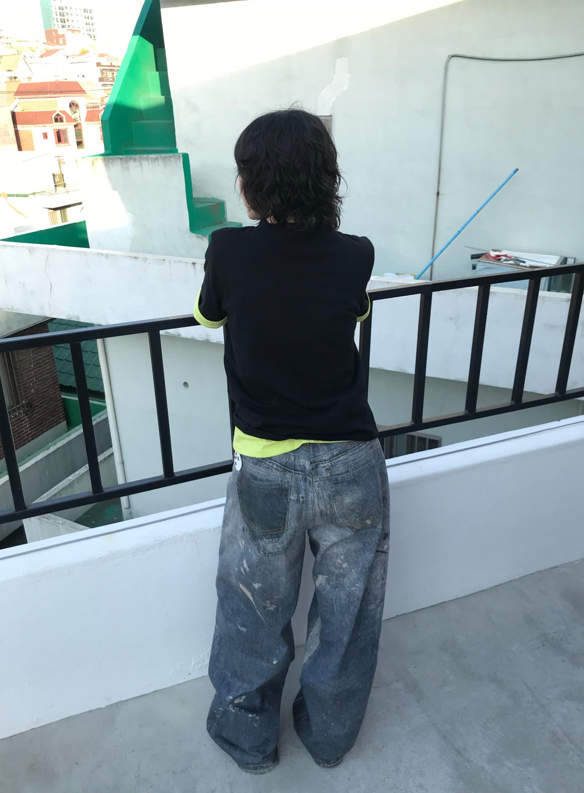 (UNISEX) Digital Wide Pants