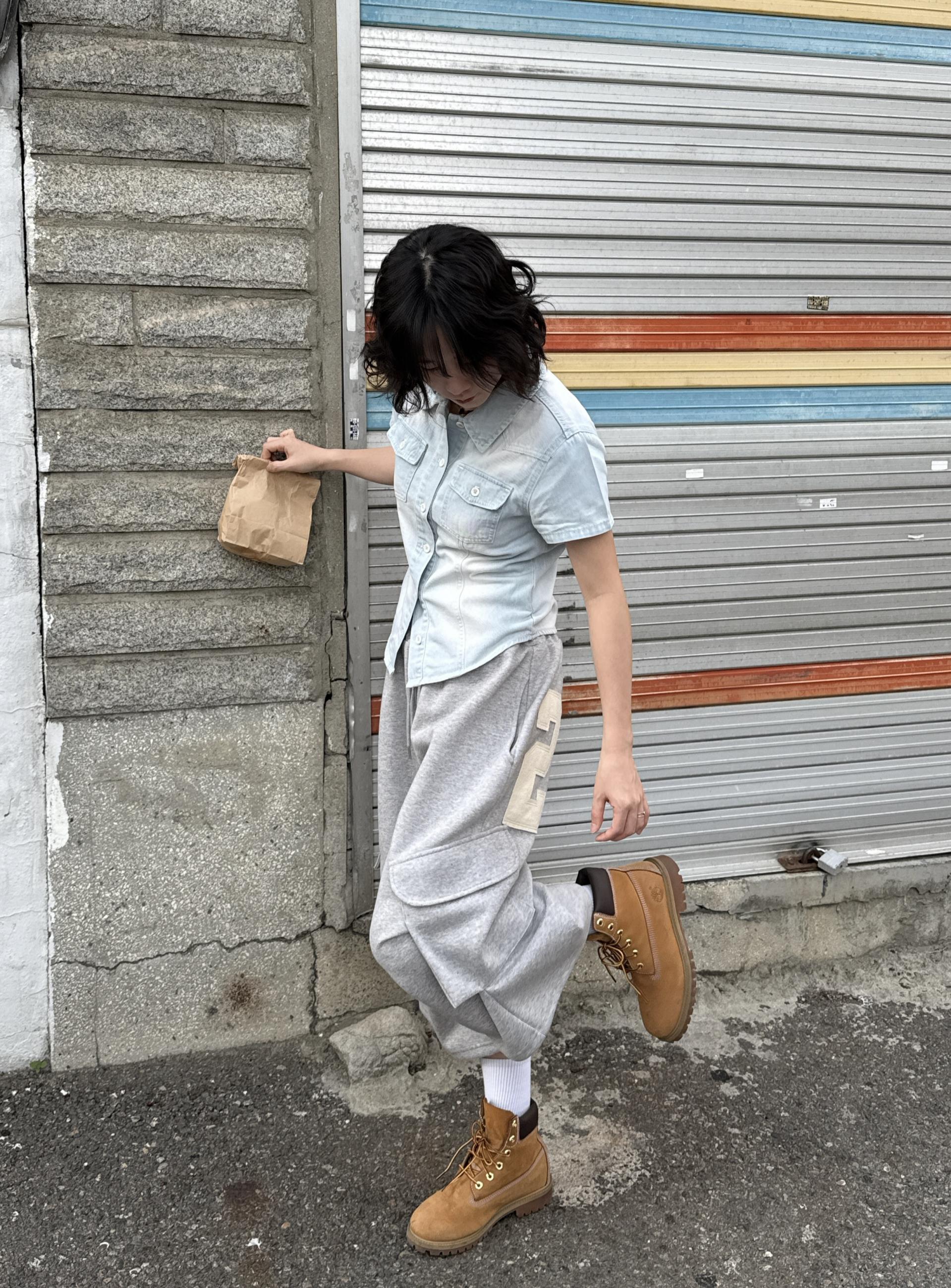 (UNISEX) Numbering Bermuda Pants