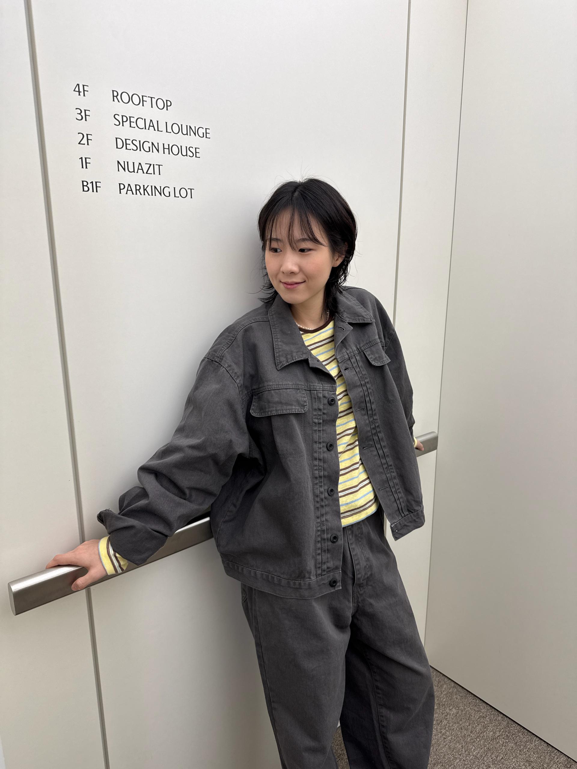 (UNISEX) Vintage French Work Jacket
