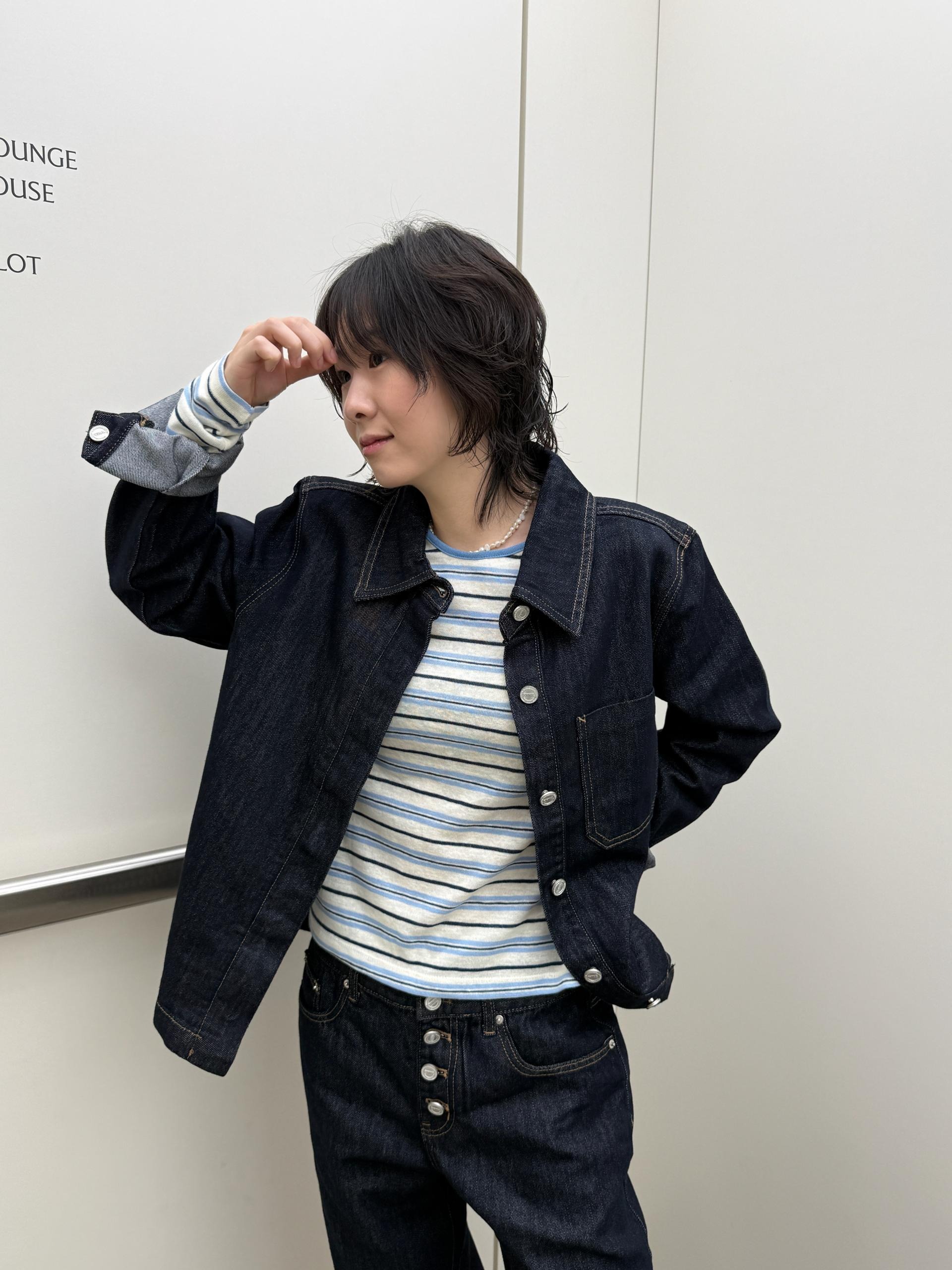 Hidden Non-Fade Denim Jacket