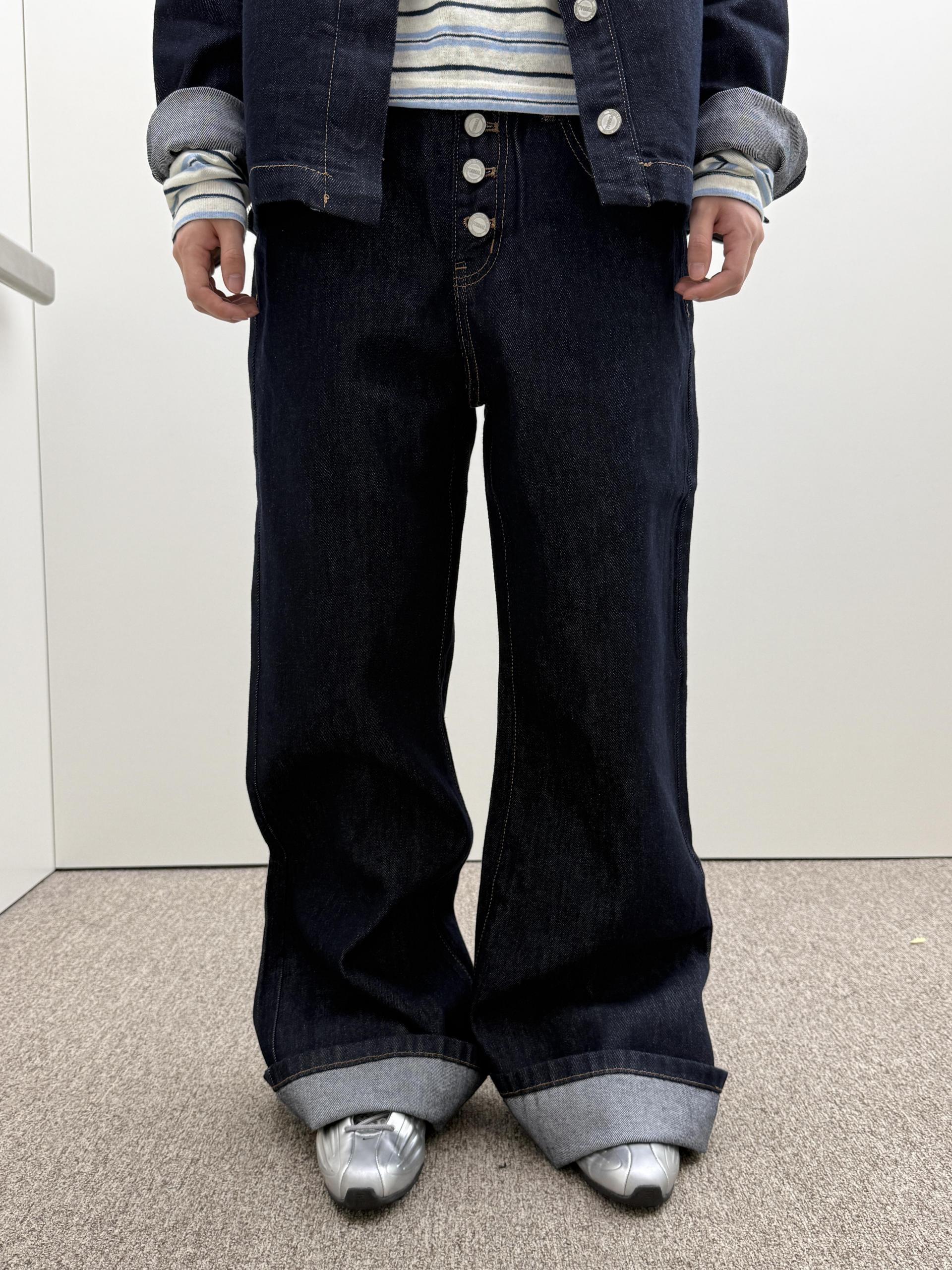 Non-Fade Bootcut Denim Pants