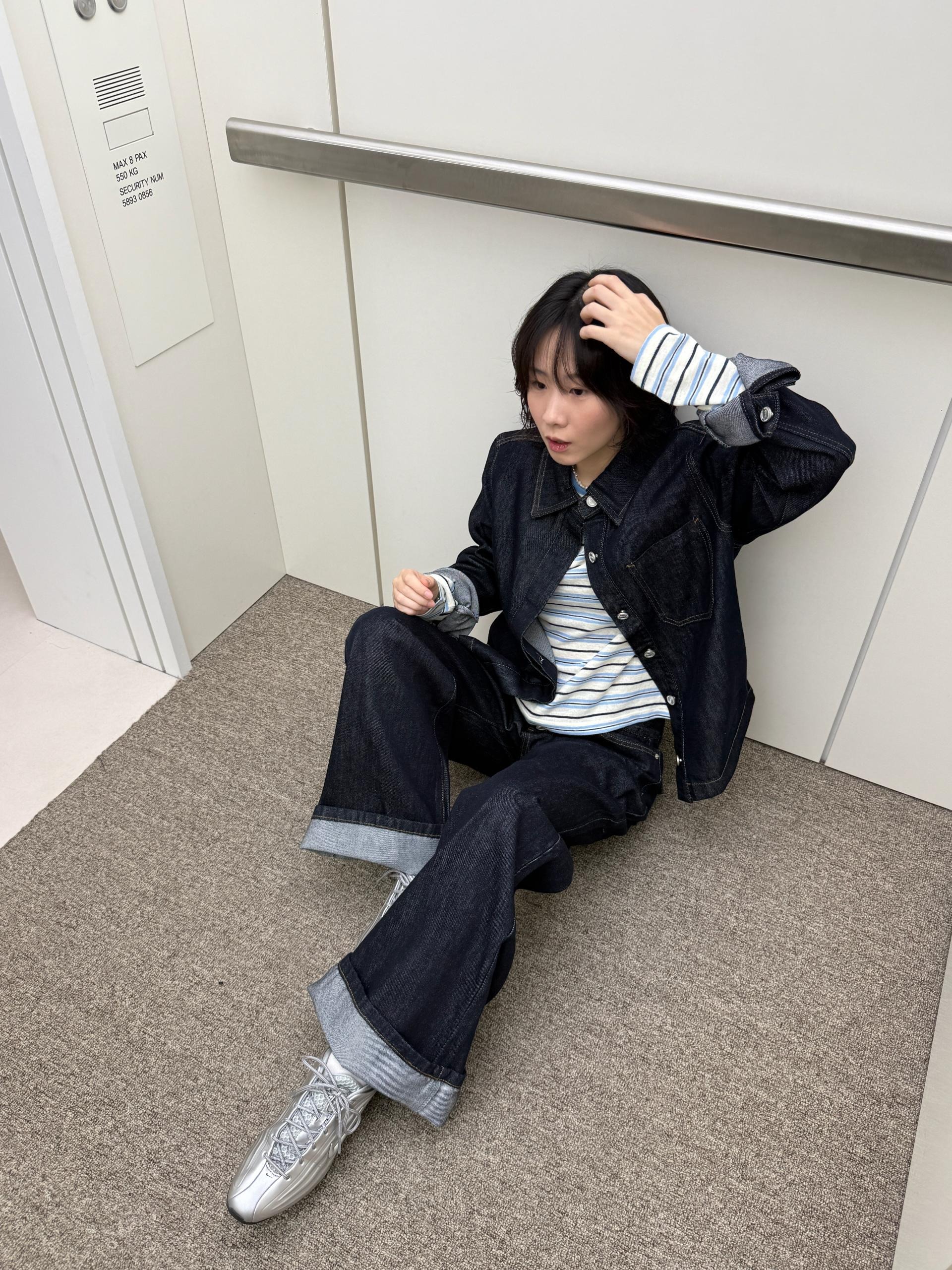 Hidden Non-Fade Denim Jacket