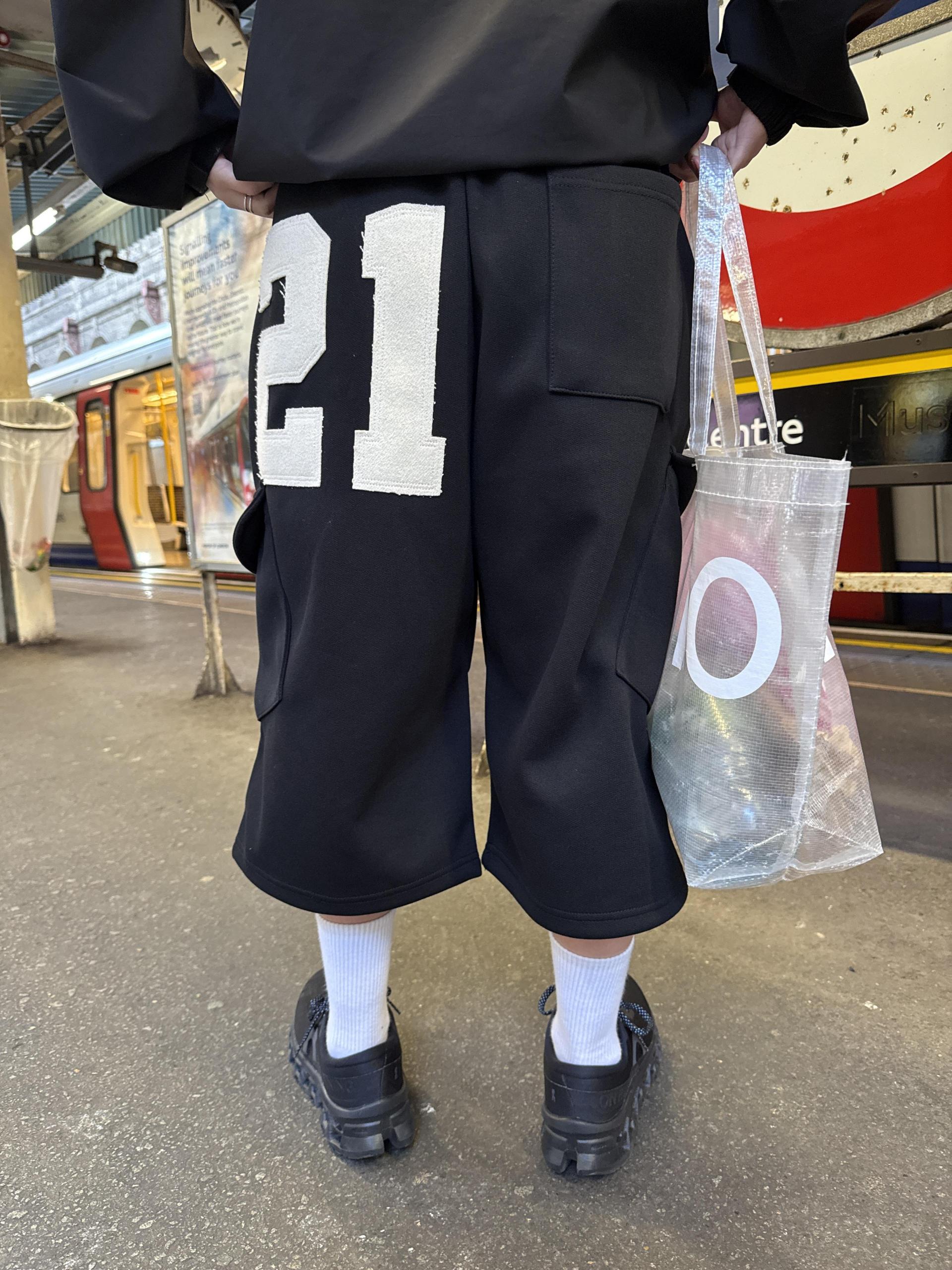 (UNISEX) Numbering Bermuda Pants