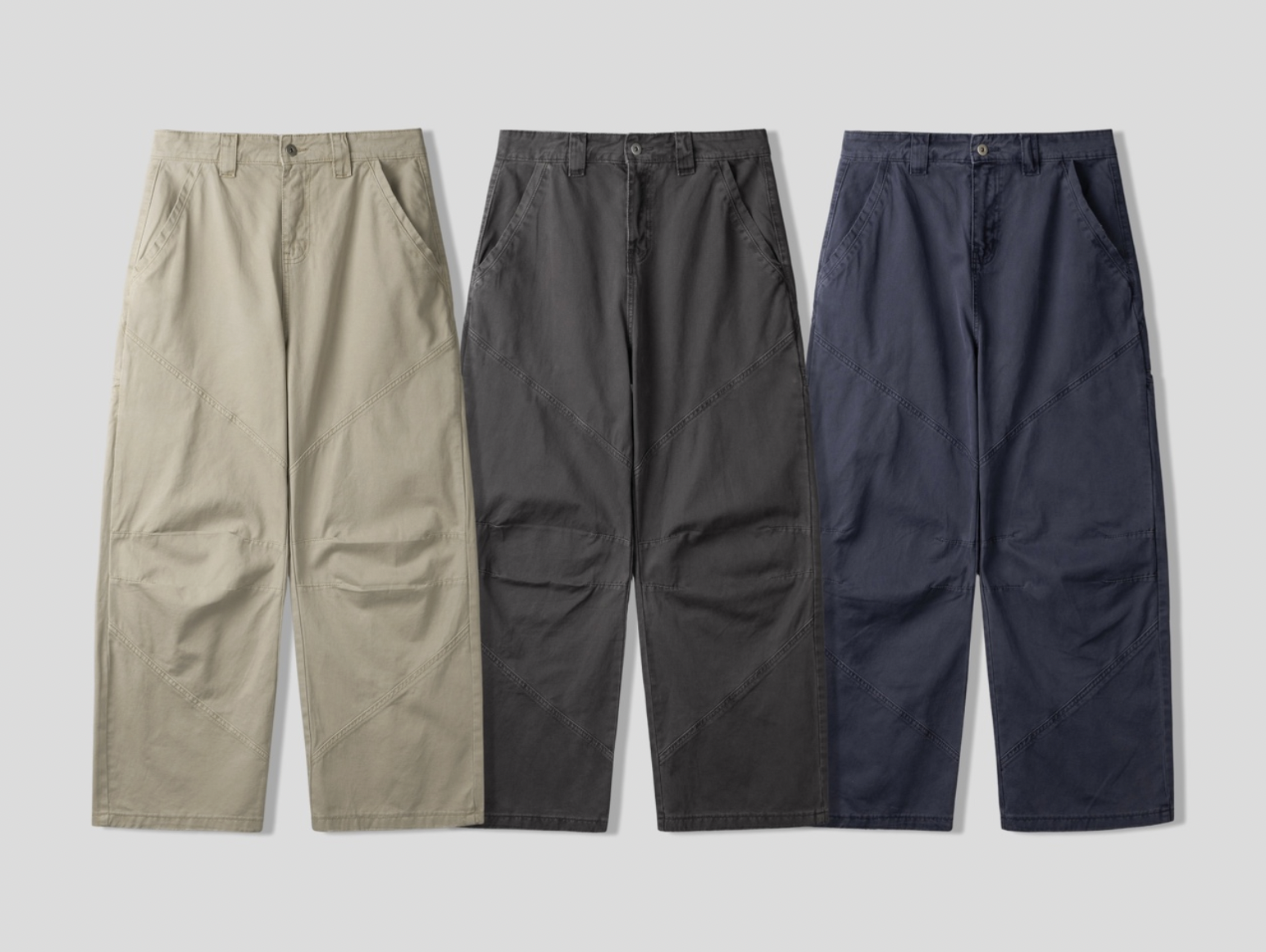 (UNISEX) Desert Angled Pocket Pants