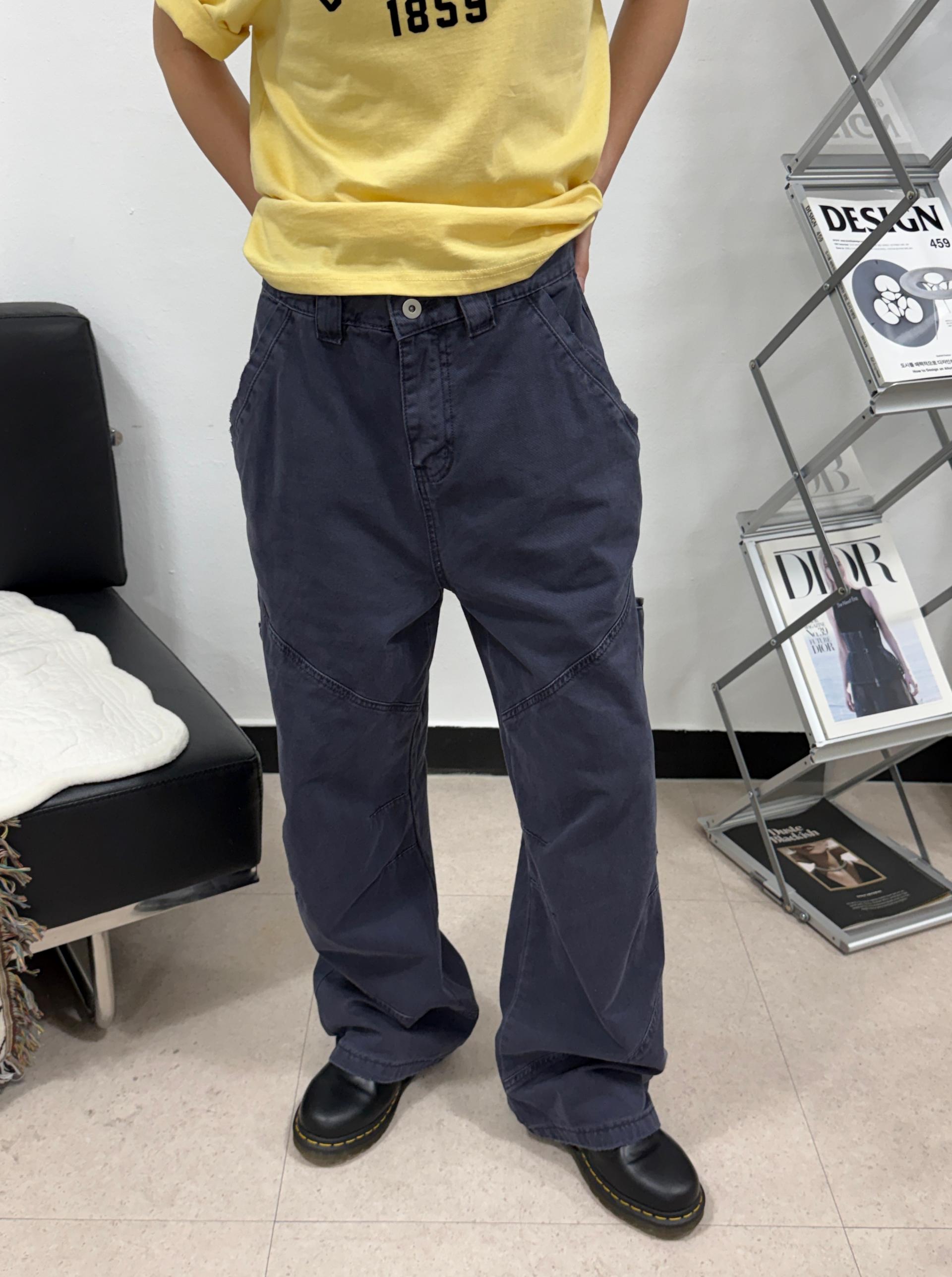 (UNISEX) Desert Angled Pocket Pants