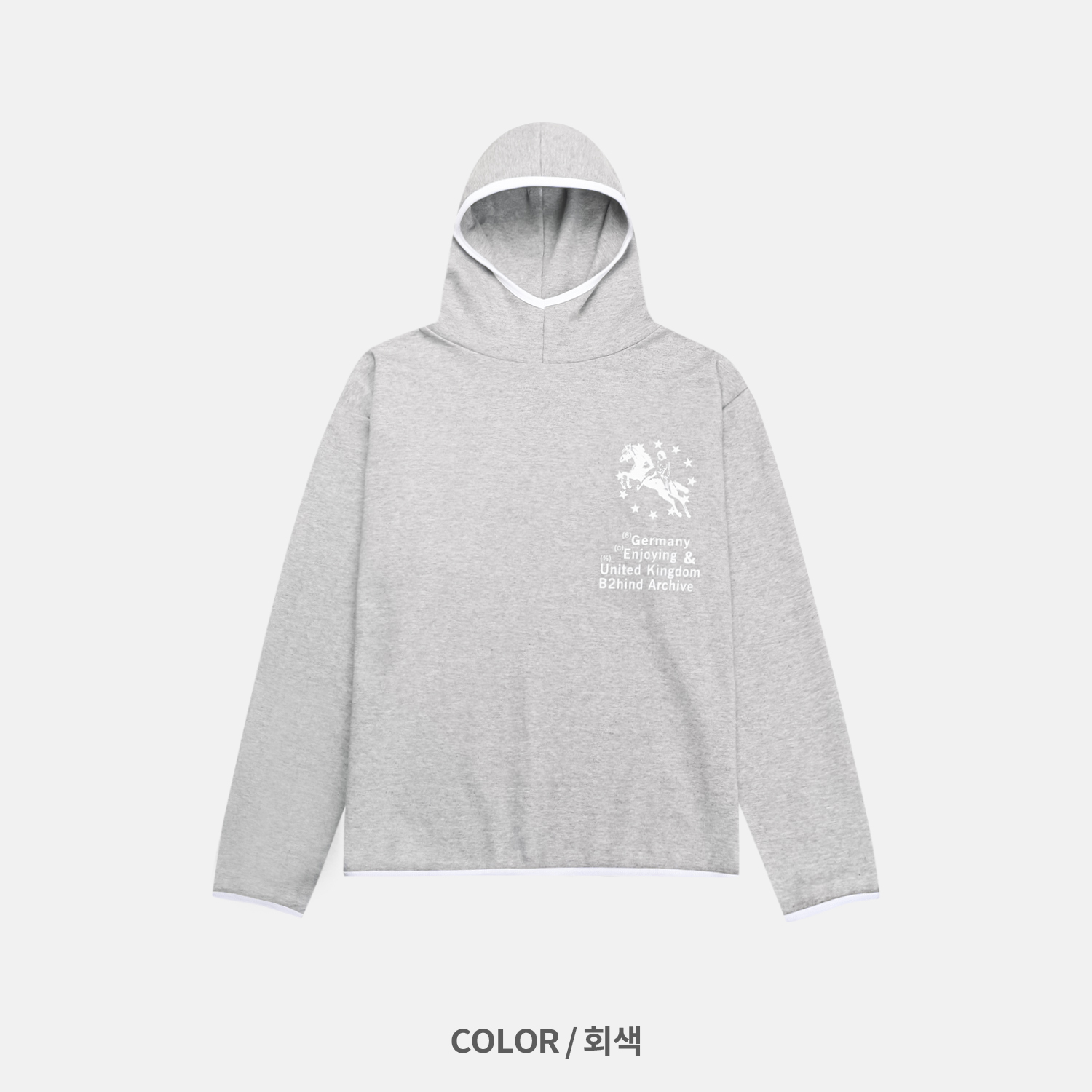 (UNISEX) Pony Graphic Hoodie