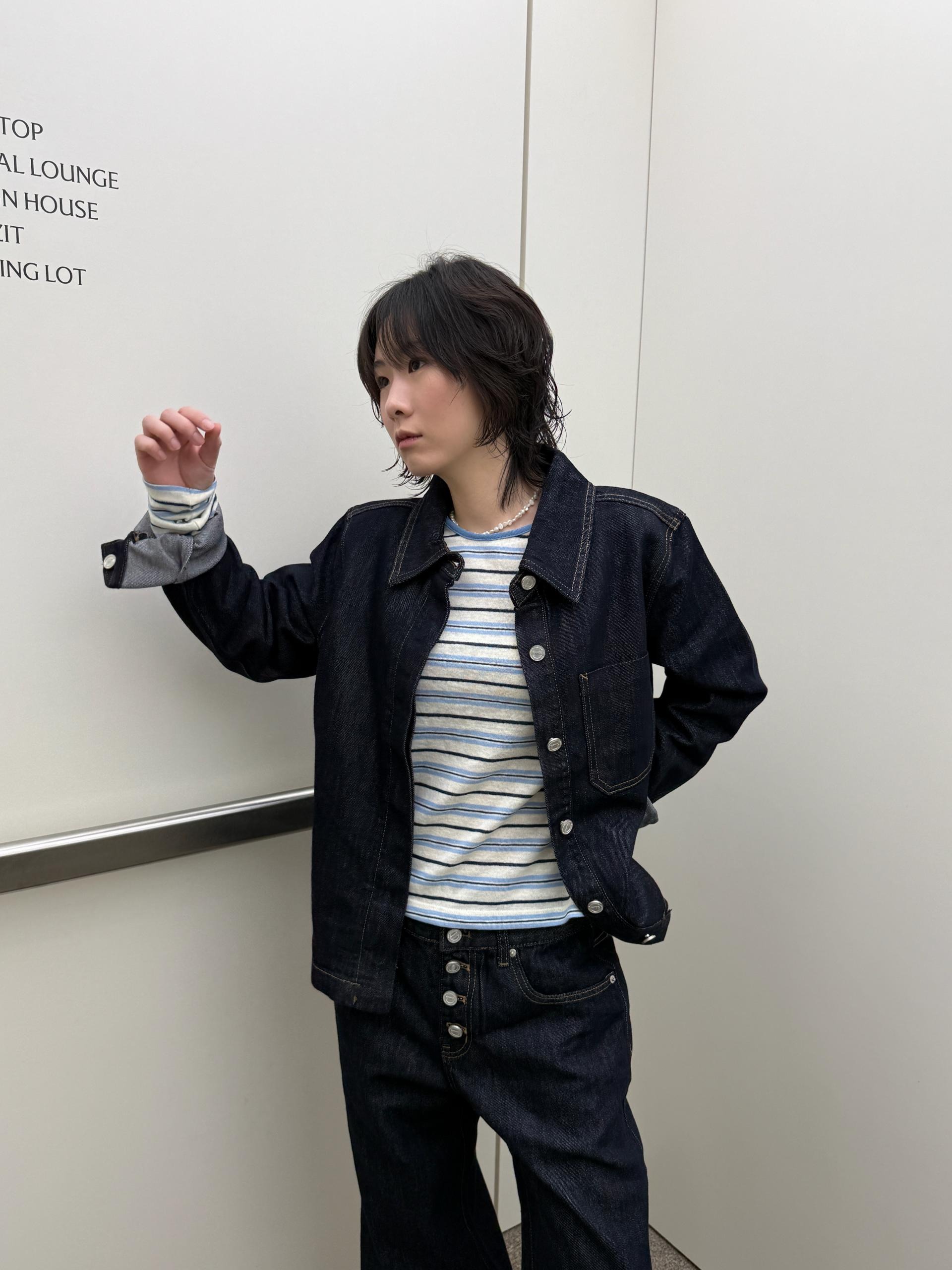 Hidden Non-Fade Denim Jacket