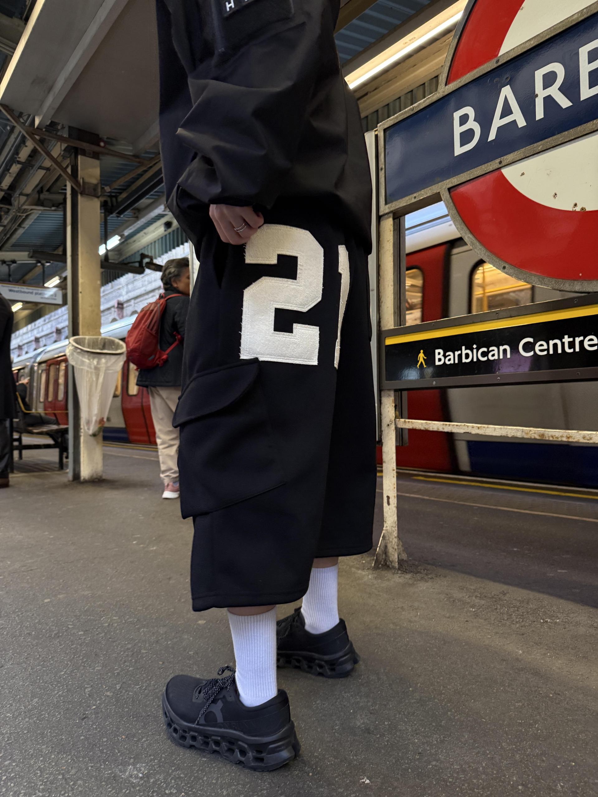 (UNISEX) Numbering Bermuda Pants