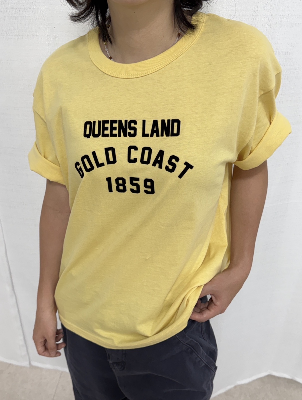 (UNISEX) Floppy Crop Tee