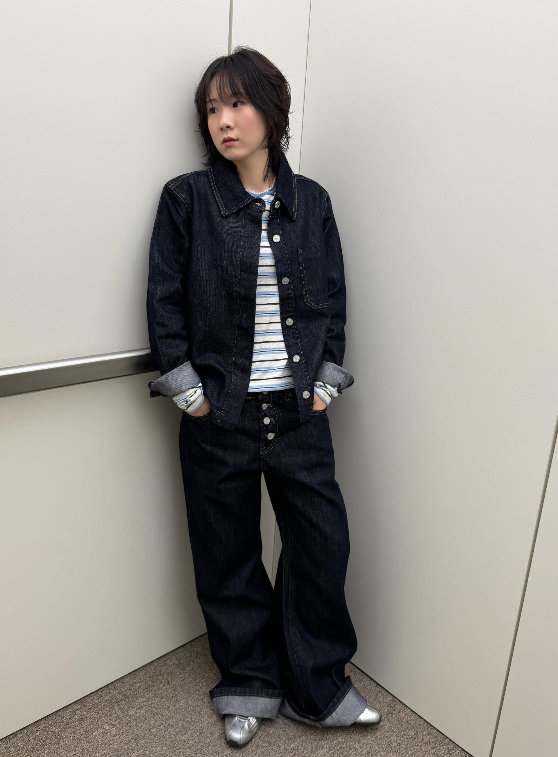 Hidden Non-Fade Denim Jacket
