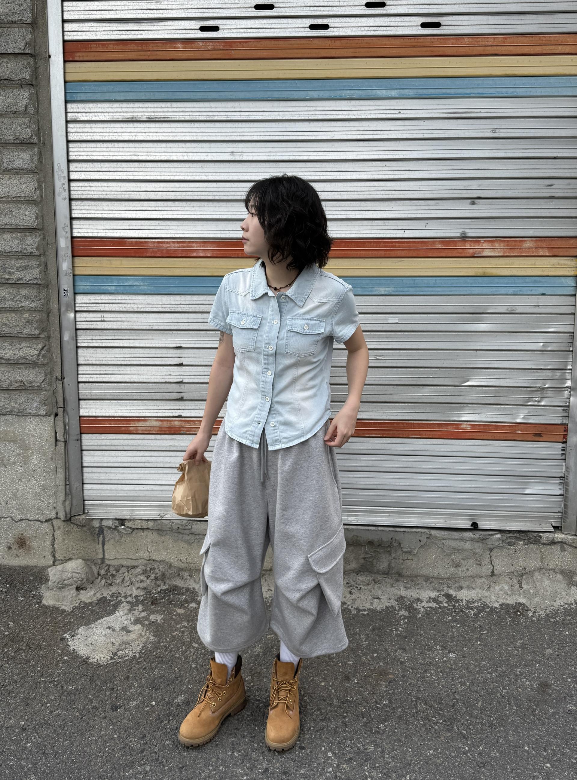 (UNISEX) Numbering Bermuda Pants