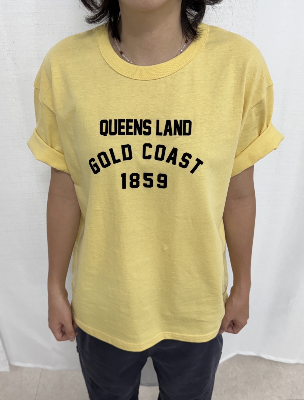 (UNISEX) Floppy Crop Tee