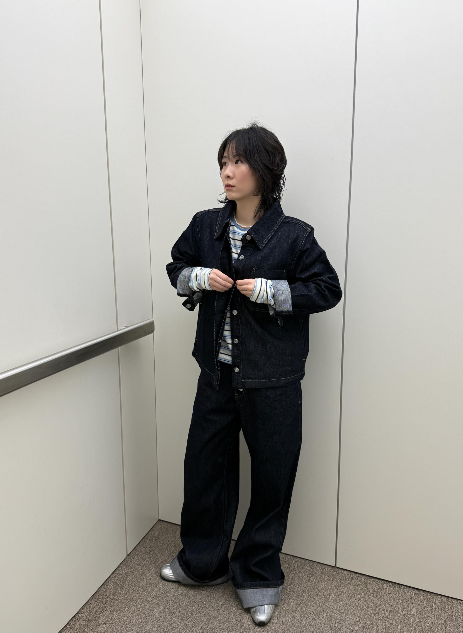 Hidden Non-Fade Denim Jacket