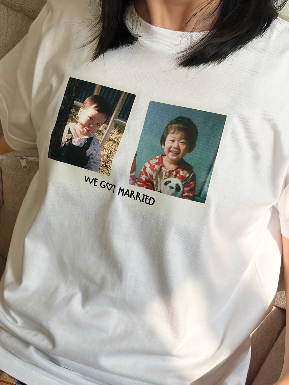Love Polaroid T-shirt (1set)